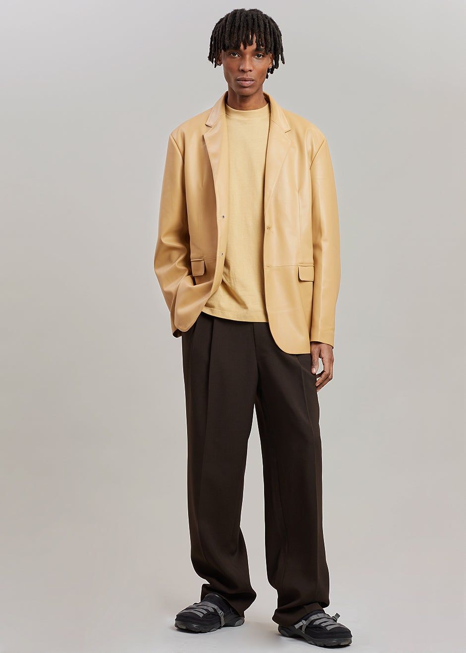 Olympia Blazer - Butter sold by Frankie Shop product image thumbnail 6