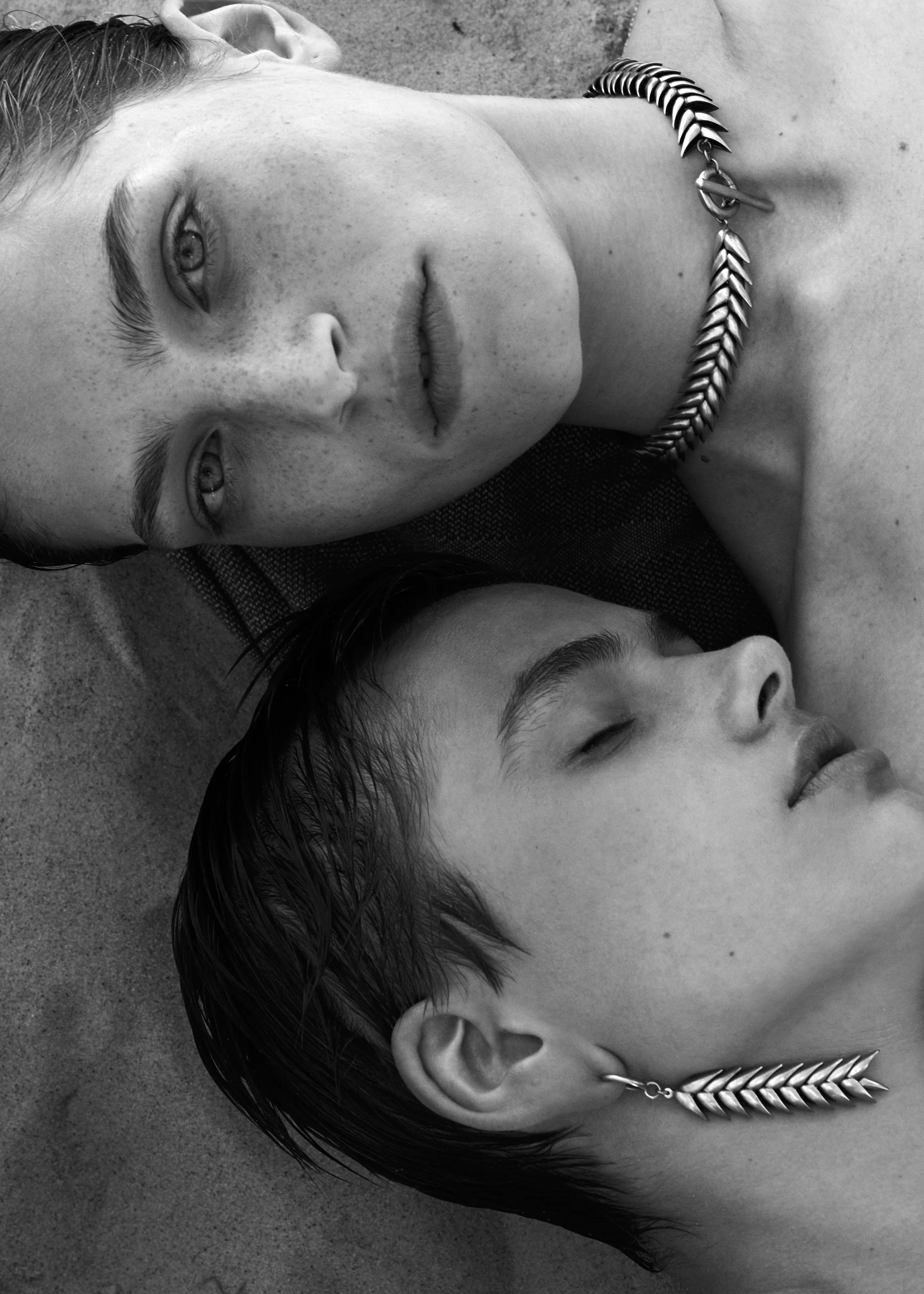 Bevza Spikelet Necklace - Gold sold by Frankie Shop product image thumbnail 5