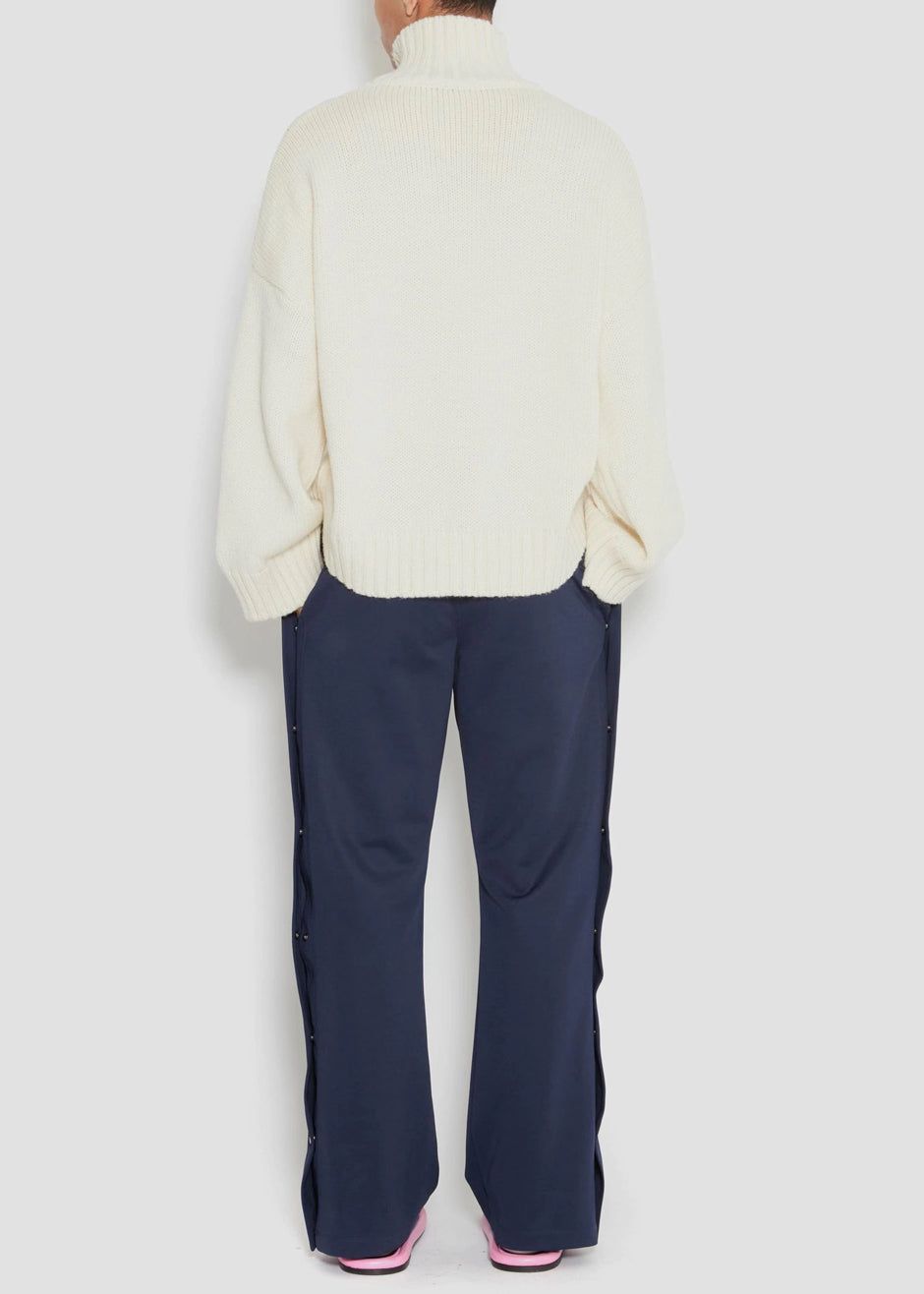 JW Anderson Patch Pocket Turtleneck - Off White/Black sold by Frankie Shop product image thumbnail 9