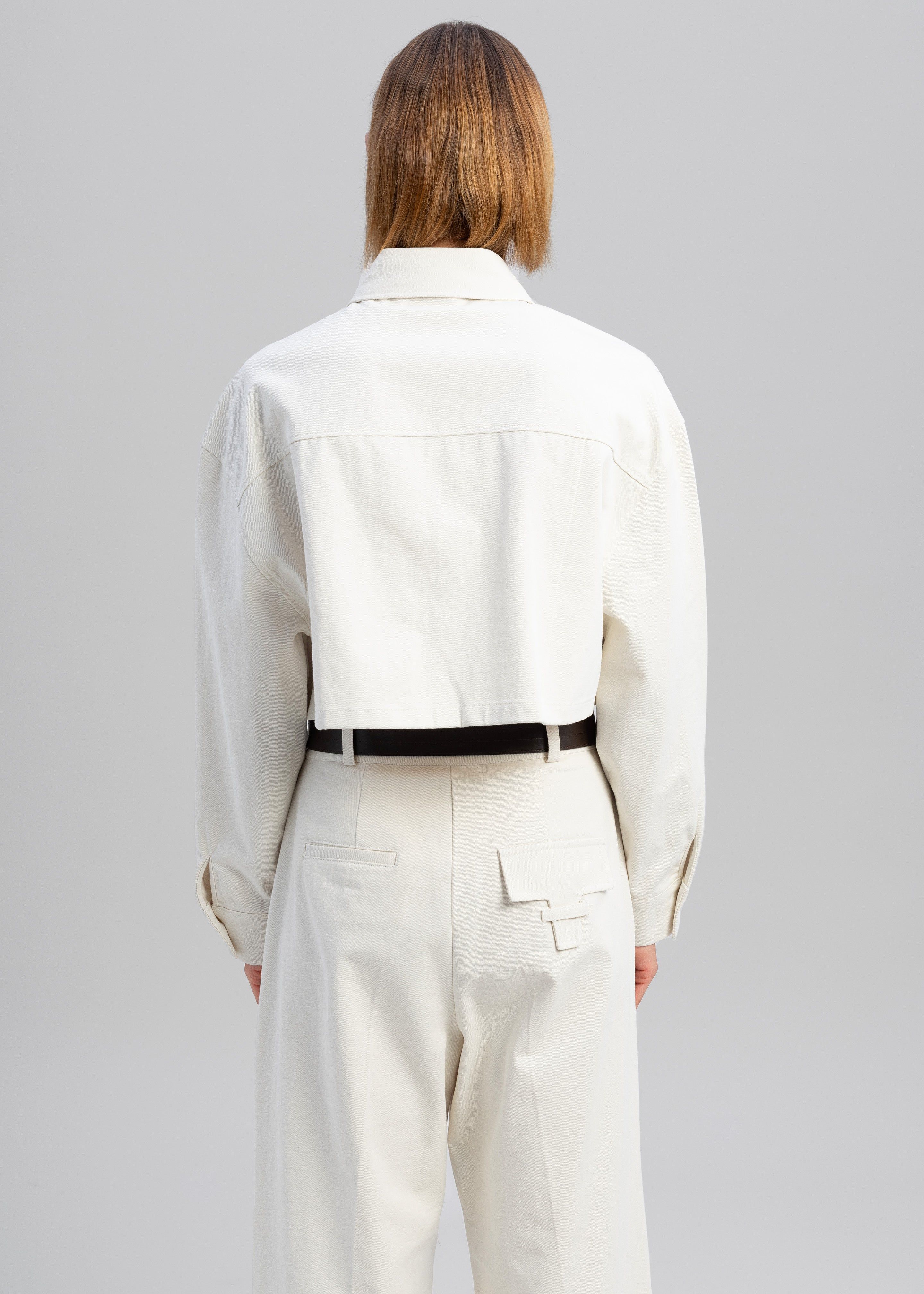 Carline Pocket Shirt - Cream sold by Frankie Shop product image thumbnail 8