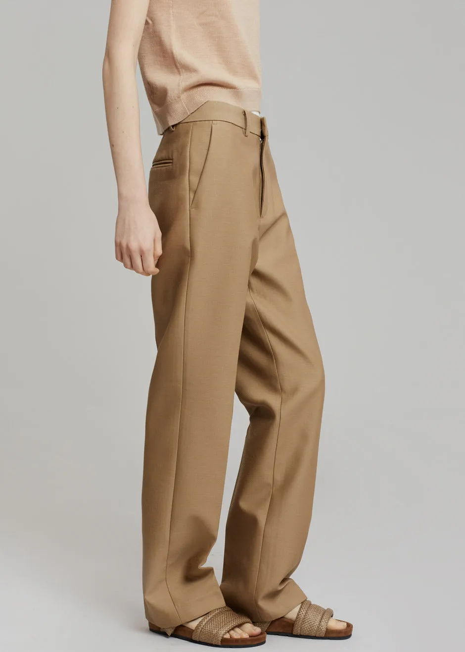 Jonah Trousers - Tan sold by Frankie Shop