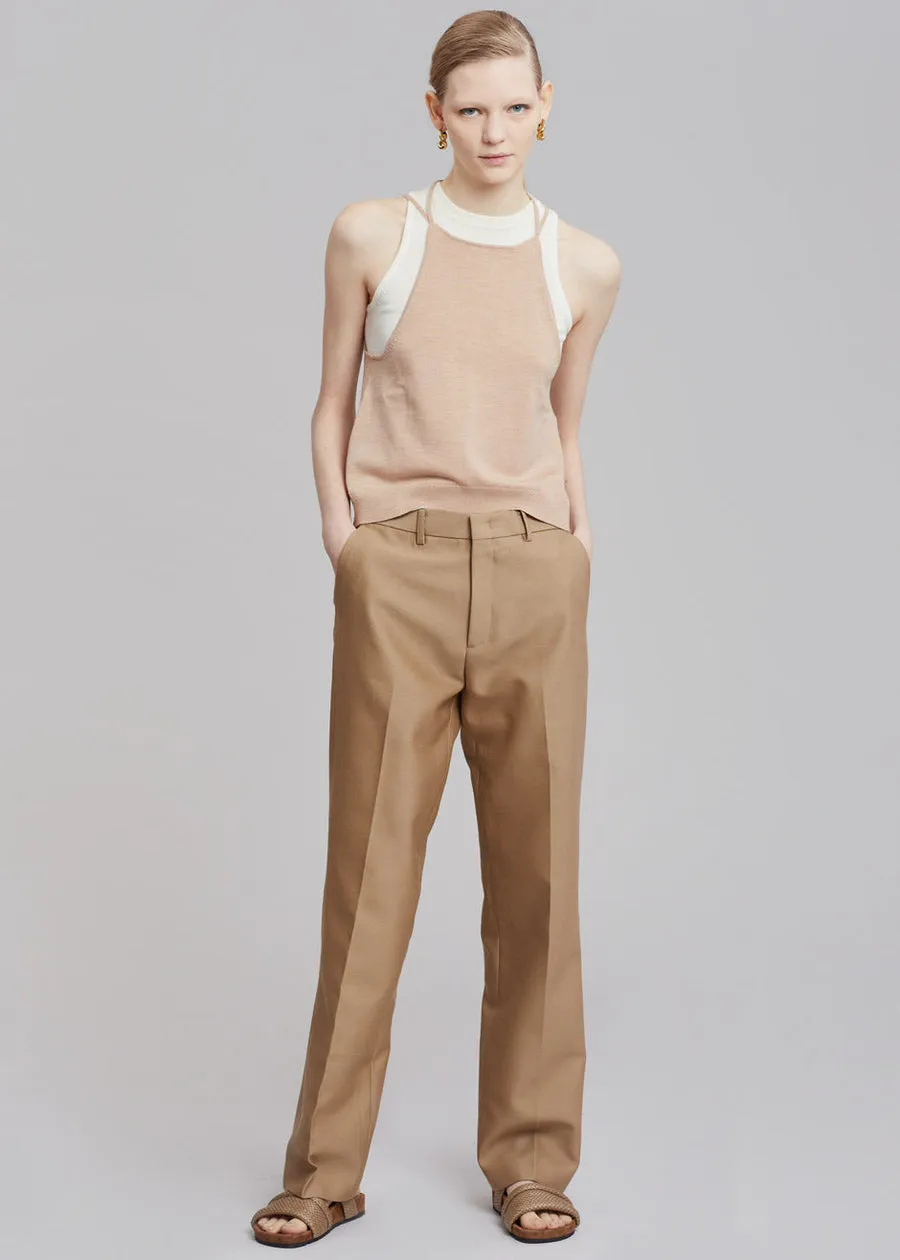 Jonah Trousers - Tan sold by Frankie Shop product image thumbnail 3