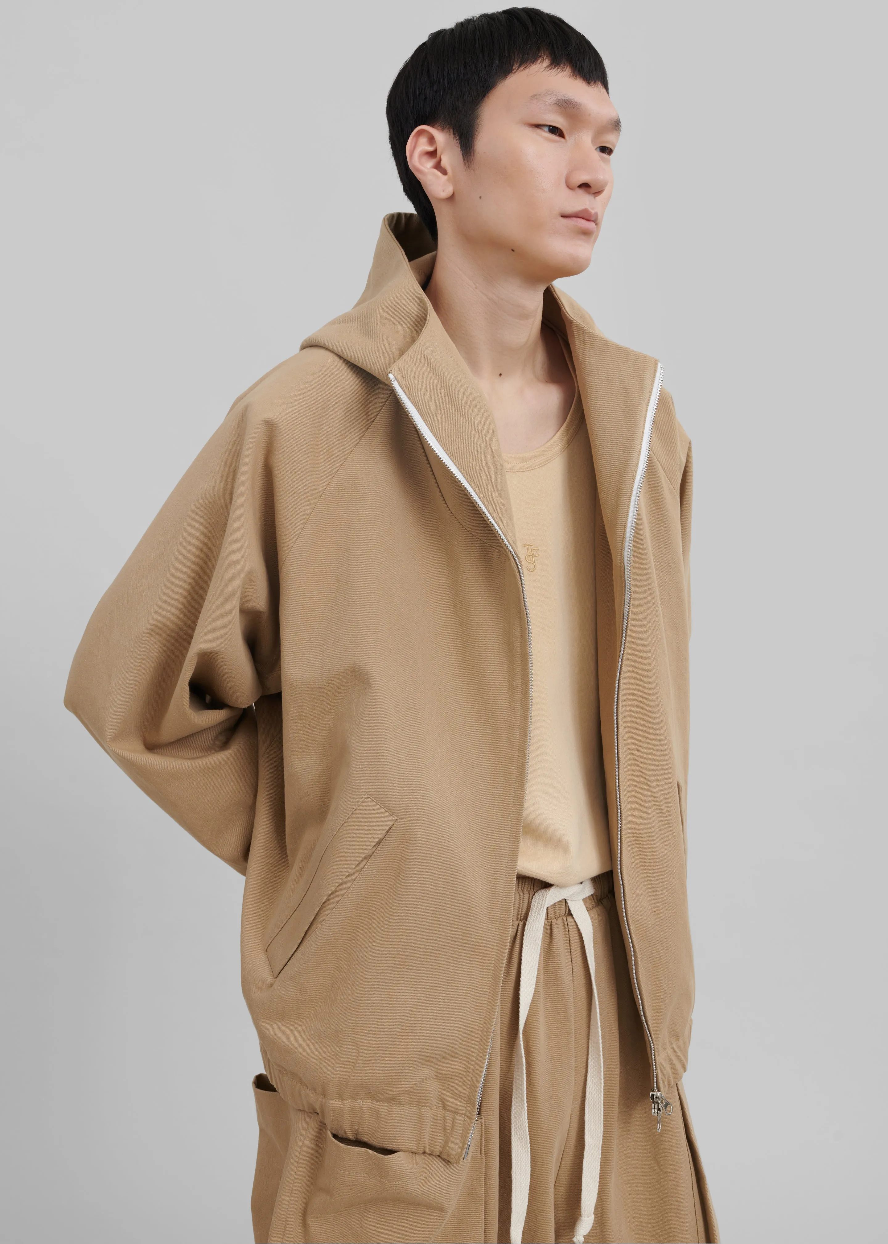 Lauri Hooded Jacket - Beige sold by Frankie Shop product image thumbnail 3