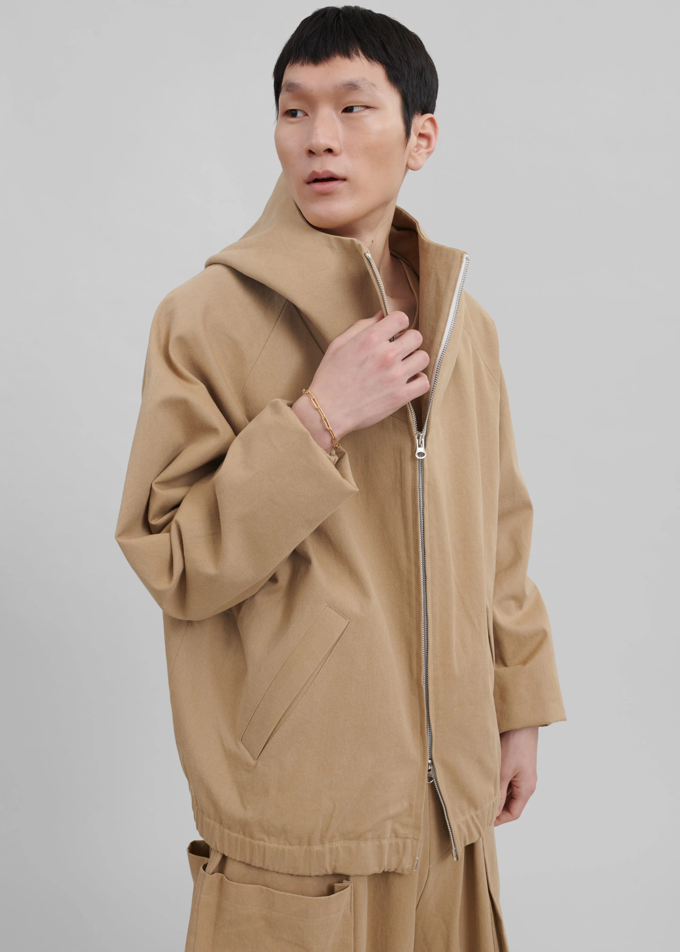 Lauri Hooded Jacket - Beige sold by Frankie Shop product image thumbnail 5