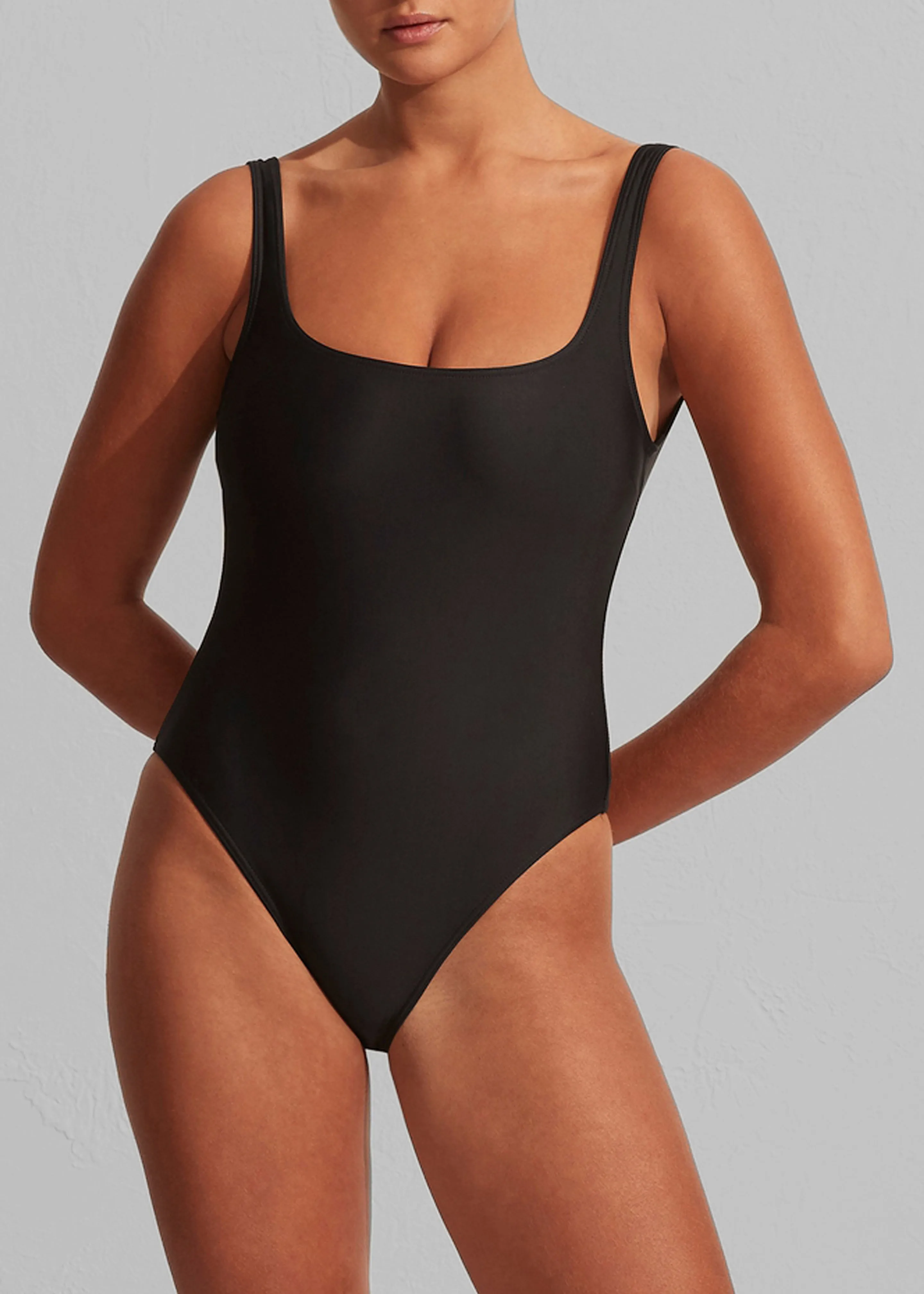 Matteau Nineties Maillot Swimsuit - Black sold by Frankie Shop product image thumbnail 3