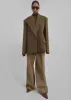 Keira Double Breasted Wool Blazer - Brown sold by Frankie Shop
