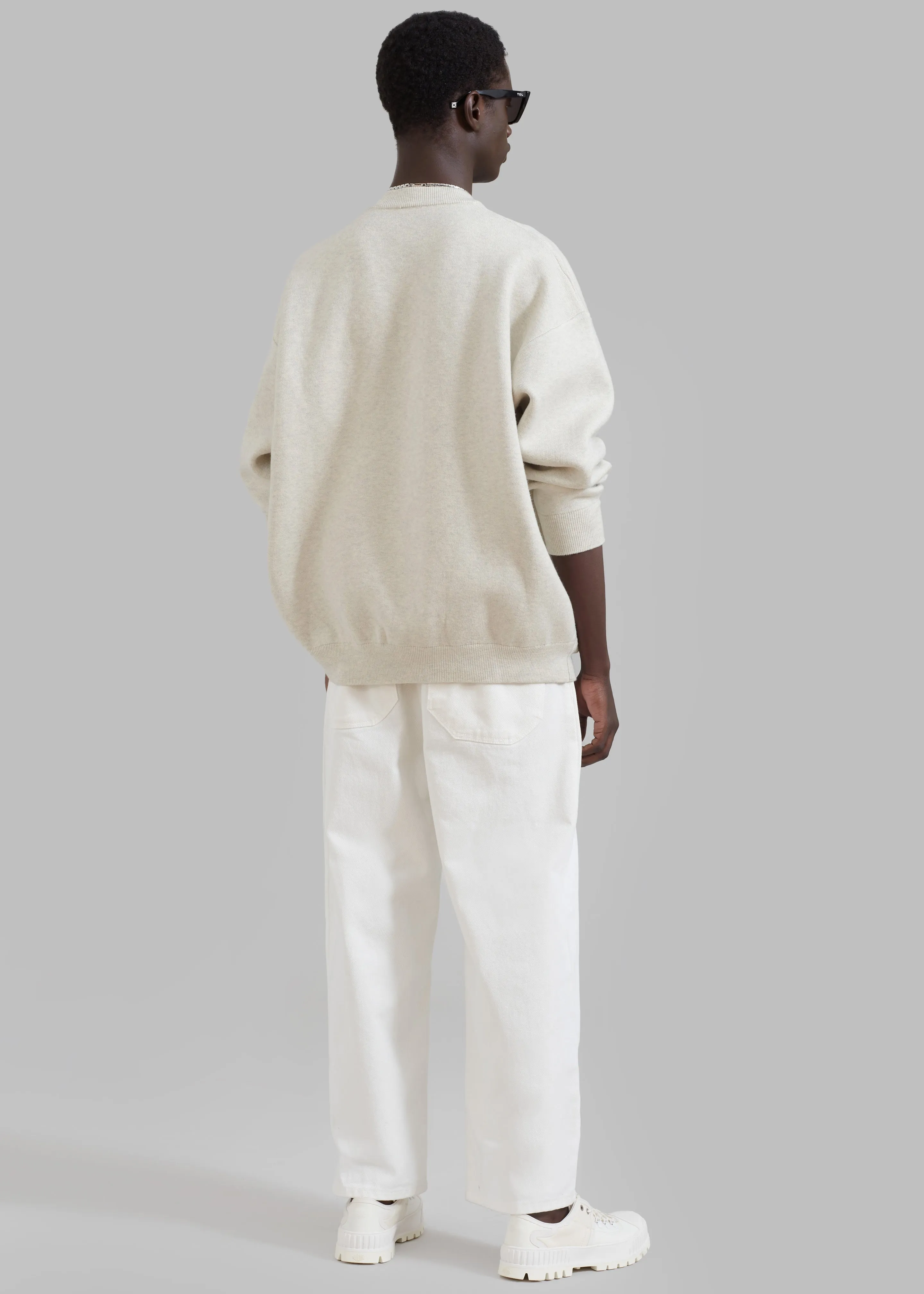 Arne Sweater - Grey Melange sold by Frankie Shop product image thumbnail 5