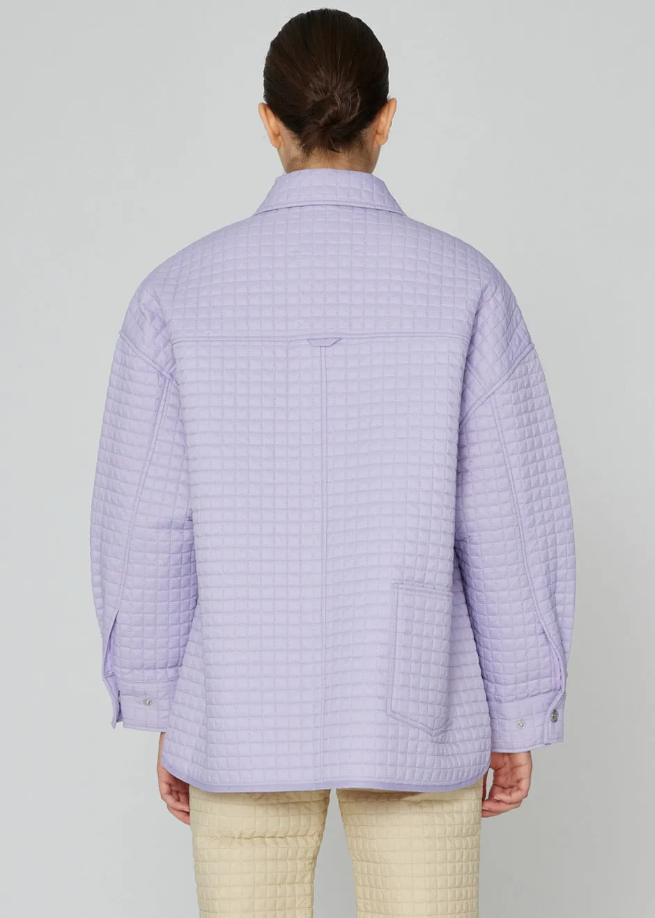 REMAIN Atina Quilted Jacket - Pastel Lilac sold by Frankie Shop product image thumbnail 5