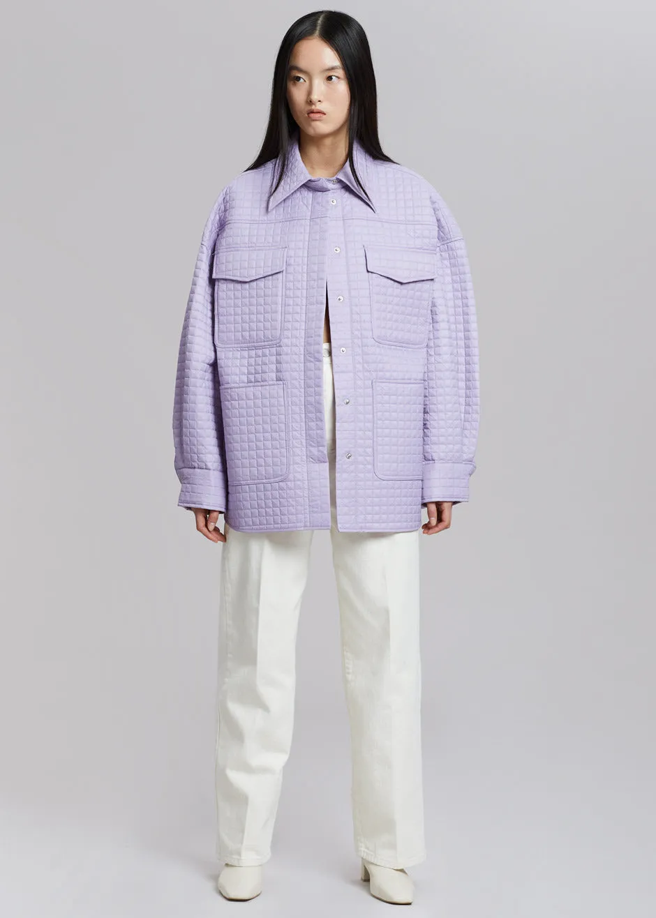REMAIN Atina Quilted Jacket - Pastel Lilac sold by Frankie Shop product image thumbnail 4