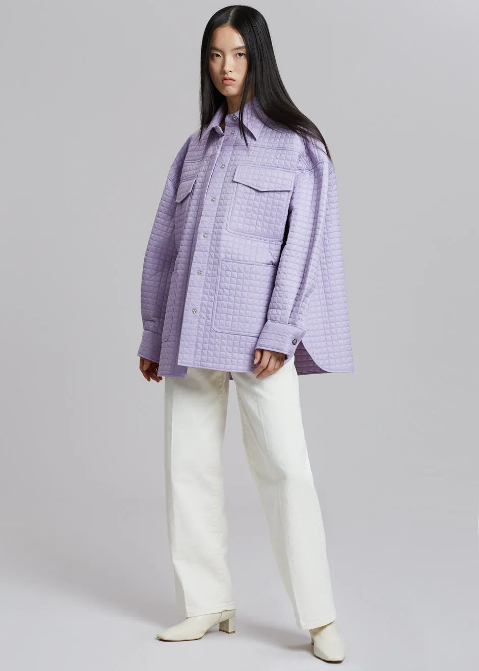 REMAIN Atina Quilted Jacket - Pastel Lilac sold by Frankie Shop product image thumbnail 2