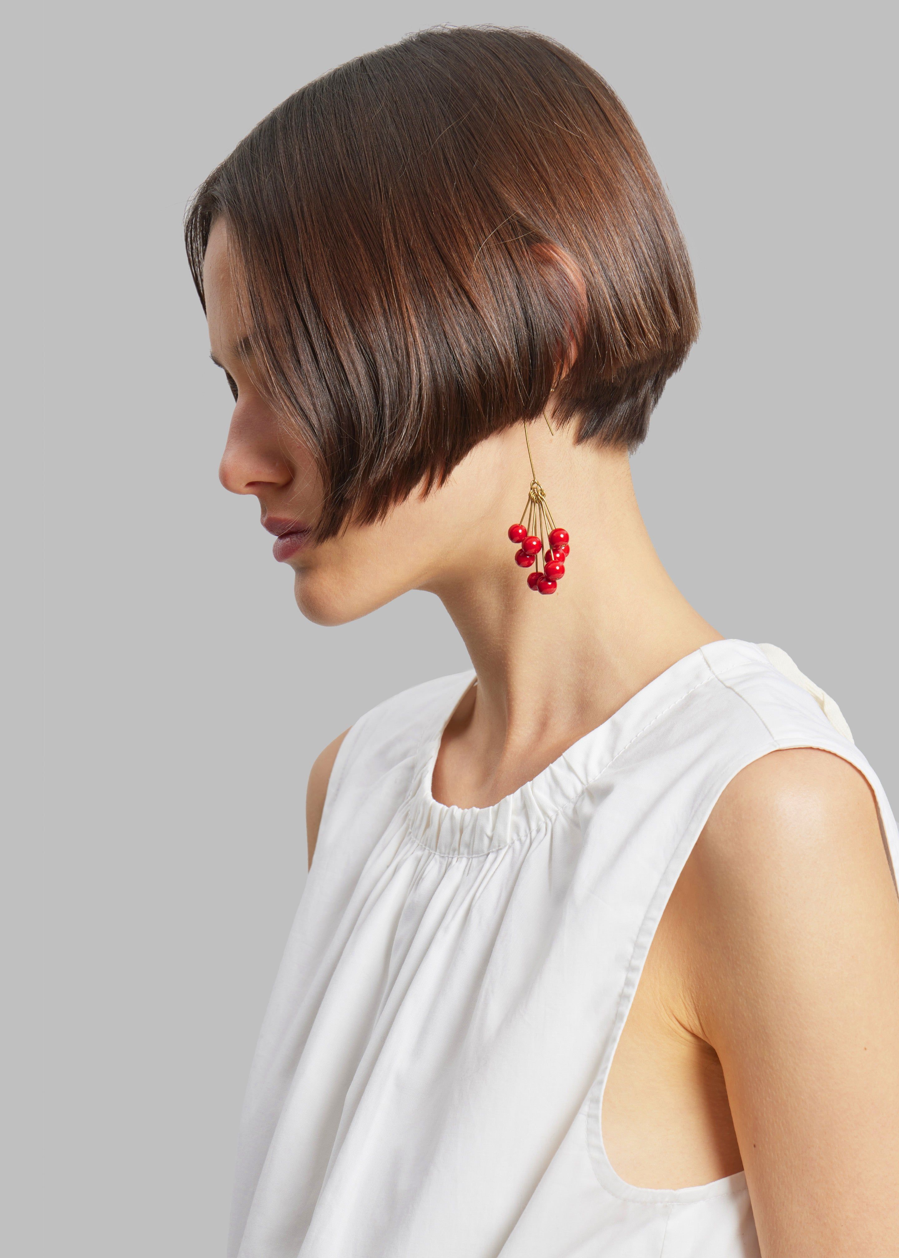 Bevza 'Chervona Kalyna' Mono Earring - Red sold by Frankie Shop