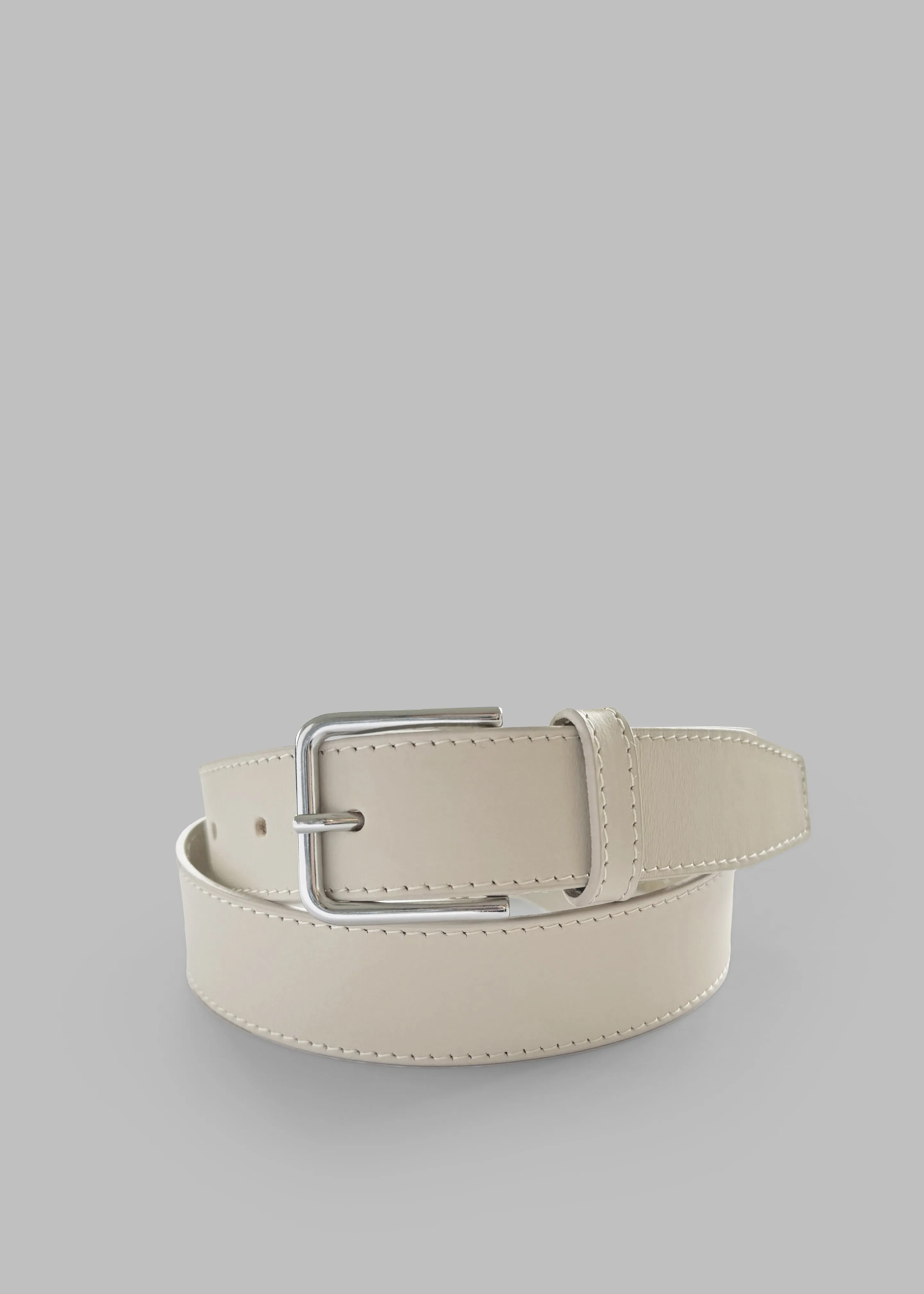 Toni Leather Belt - Mastic sold by Frankie Shop