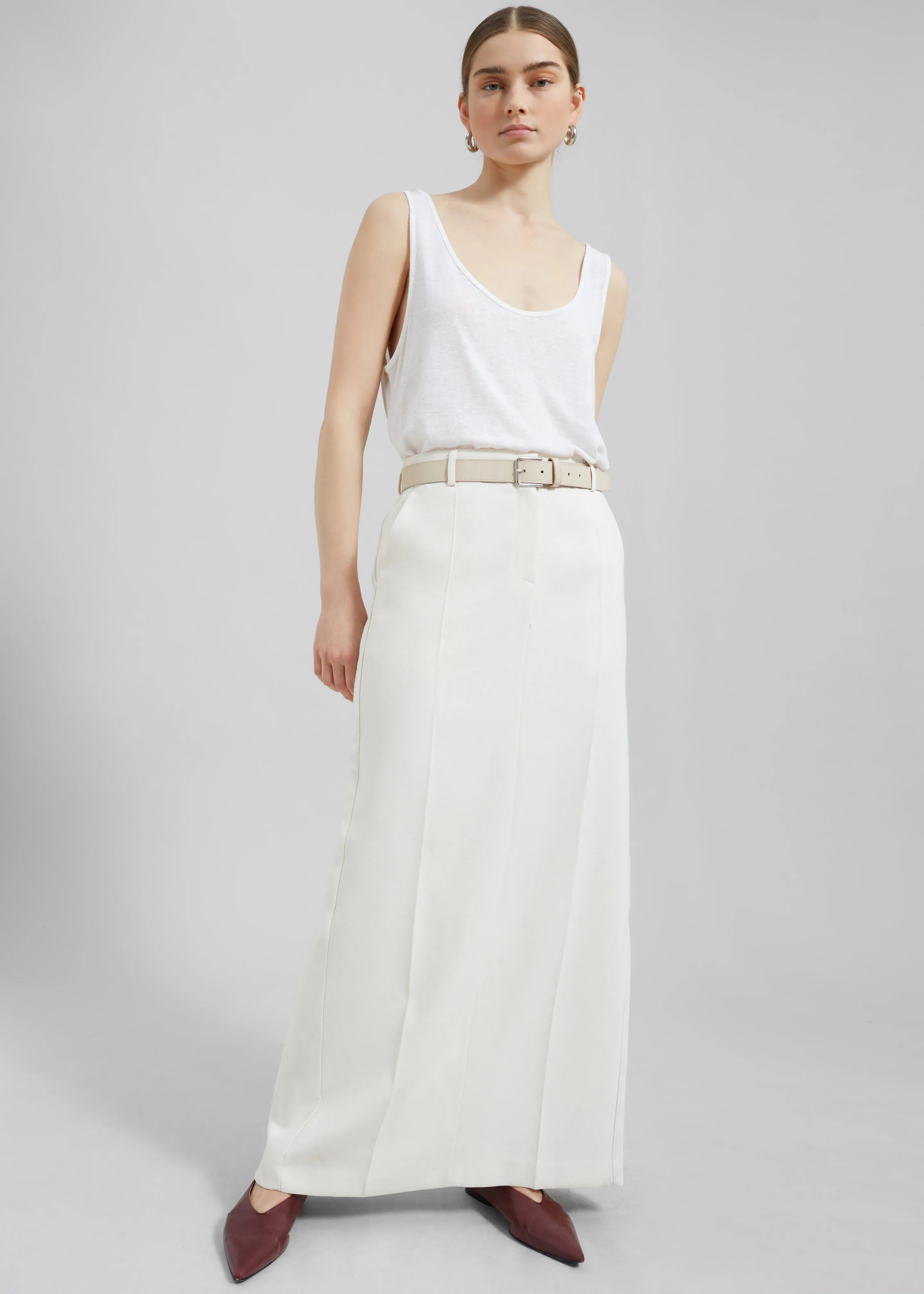 Toni Leather Belt - Mastic sold by Frankie Shop product image thumbnail 2