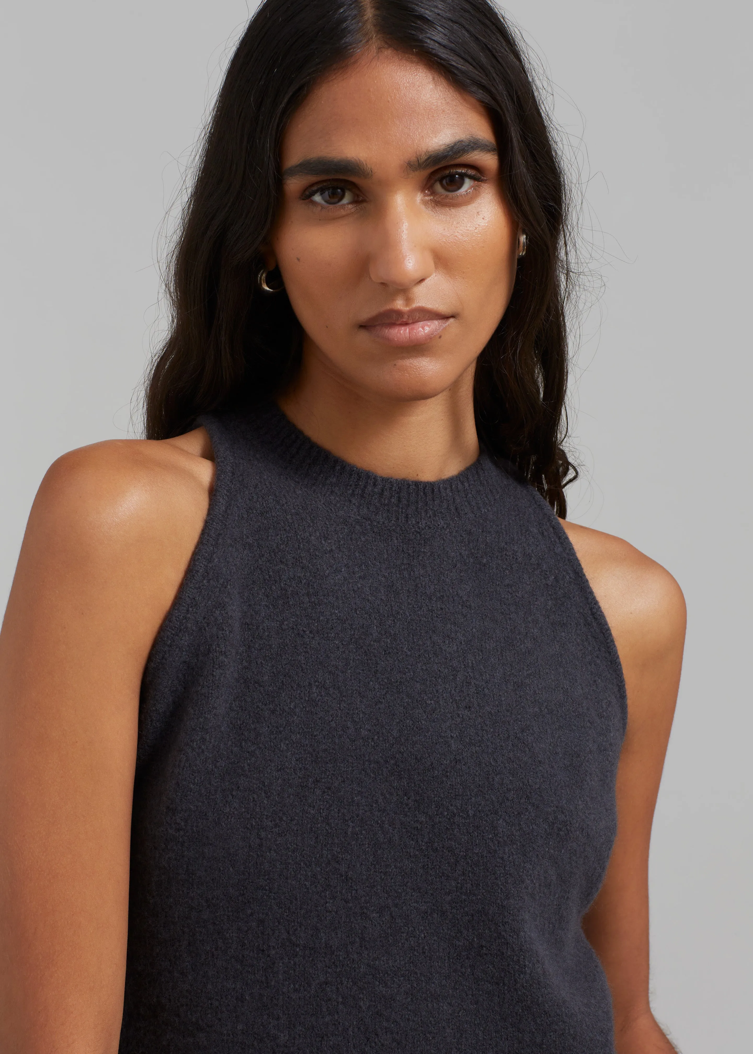 Samsøe Samsøe Solene Top - Phantom sold by Frankie Shop product image thumbnail 4