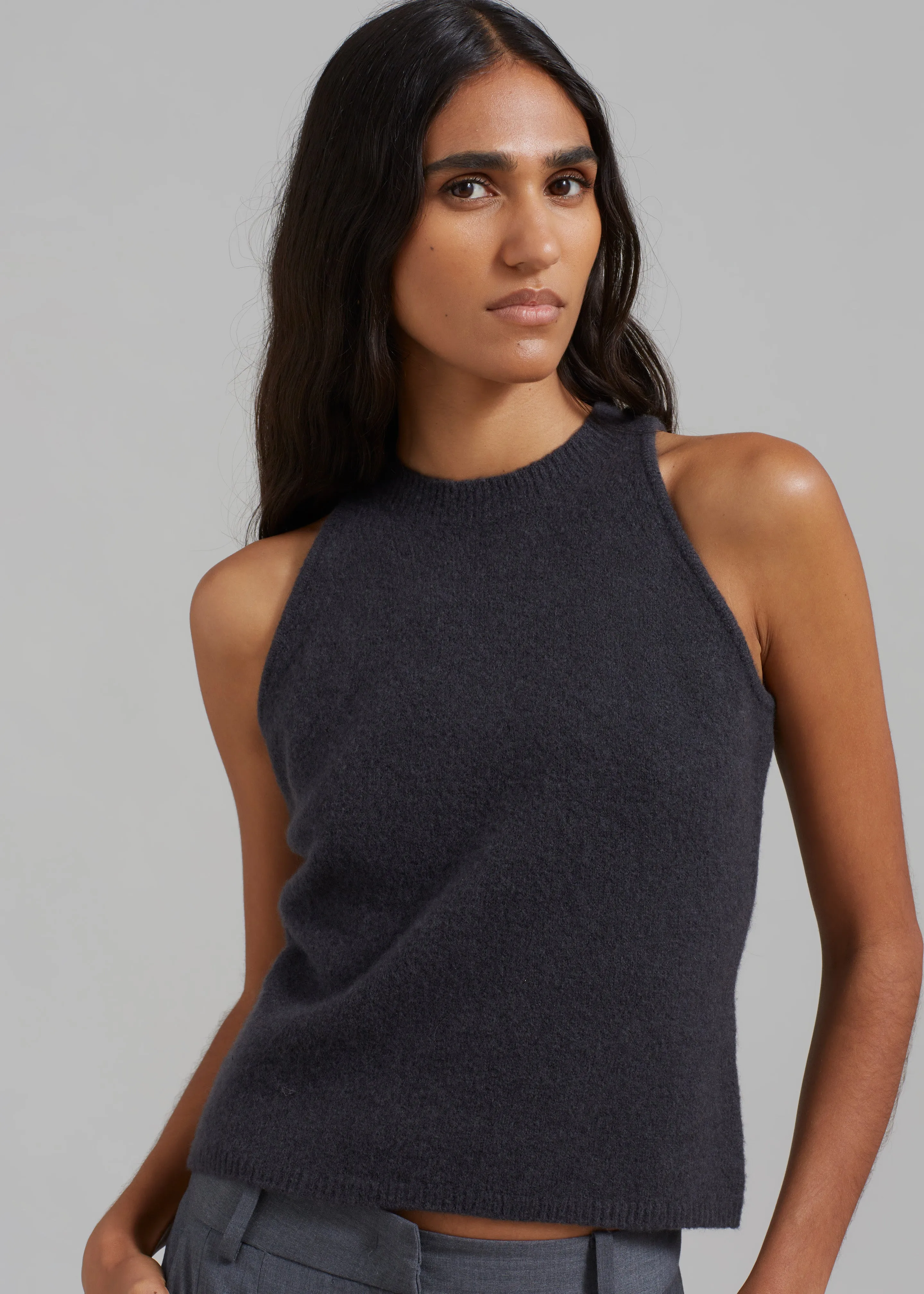 Samsøe Samsøe Solene Top - Phantom sold by Frankie Shop product image thumbnail 3