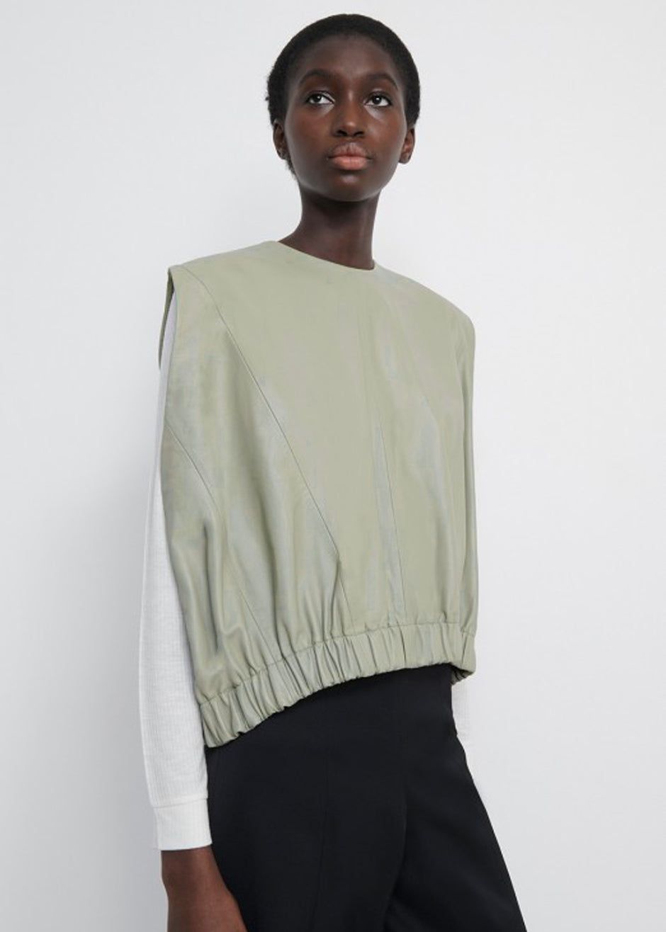 Loulou Studio Hanwa Top - Almond sold by Frankie Shop product image thumbnail 2