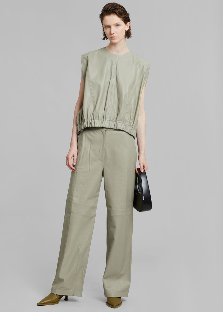 Loulou Studio Hanwa Top - Almond sold by Frankie Shop product image thumbnail 4