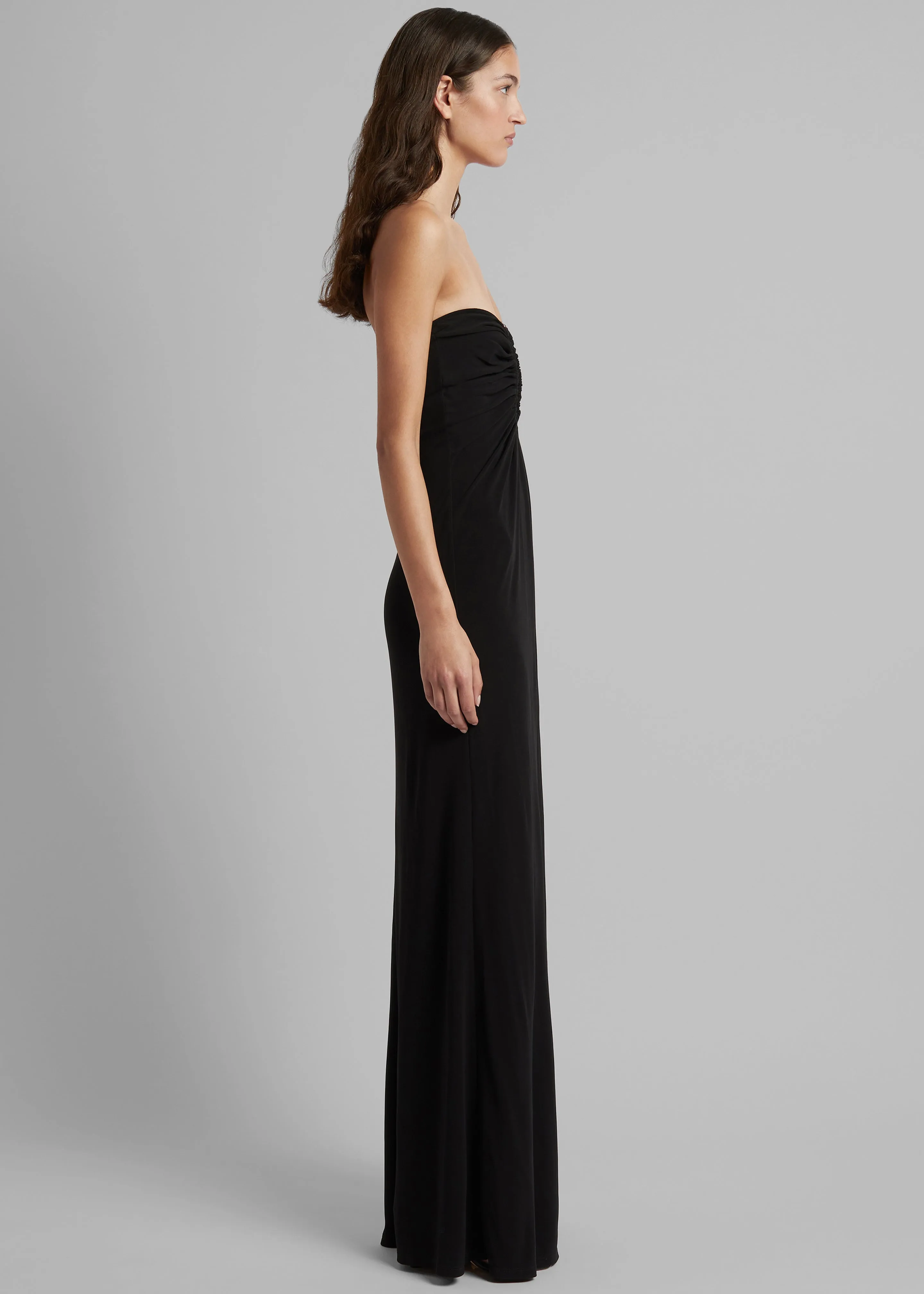 Christopher Esber Arced Palm Strapless Dress - Black sold by Frankie Shop product image thumbnail 3