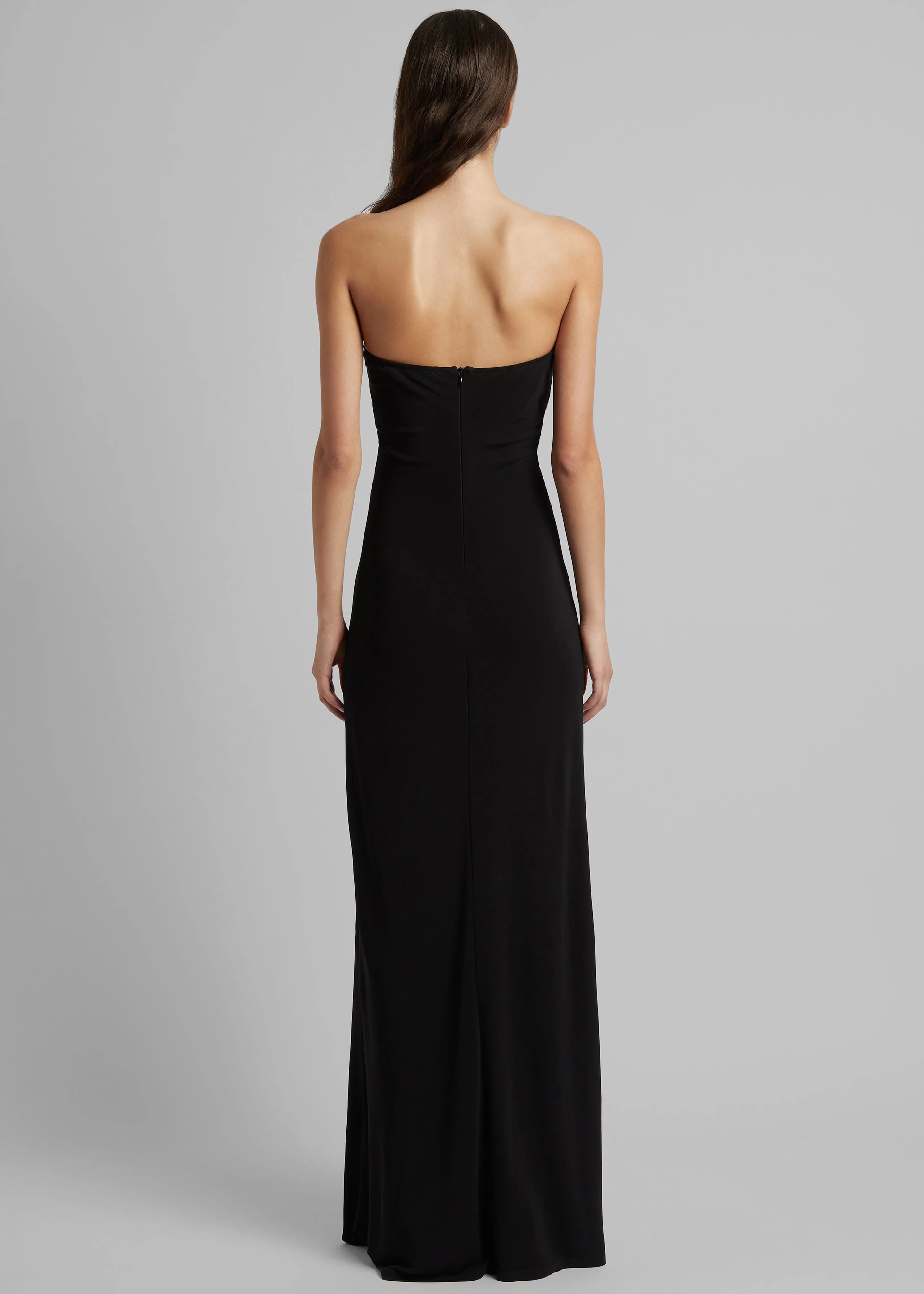 Christopher Esber Arced Palm Strapless Dress - Black sold by Frankie Shop product image thumbnail 5