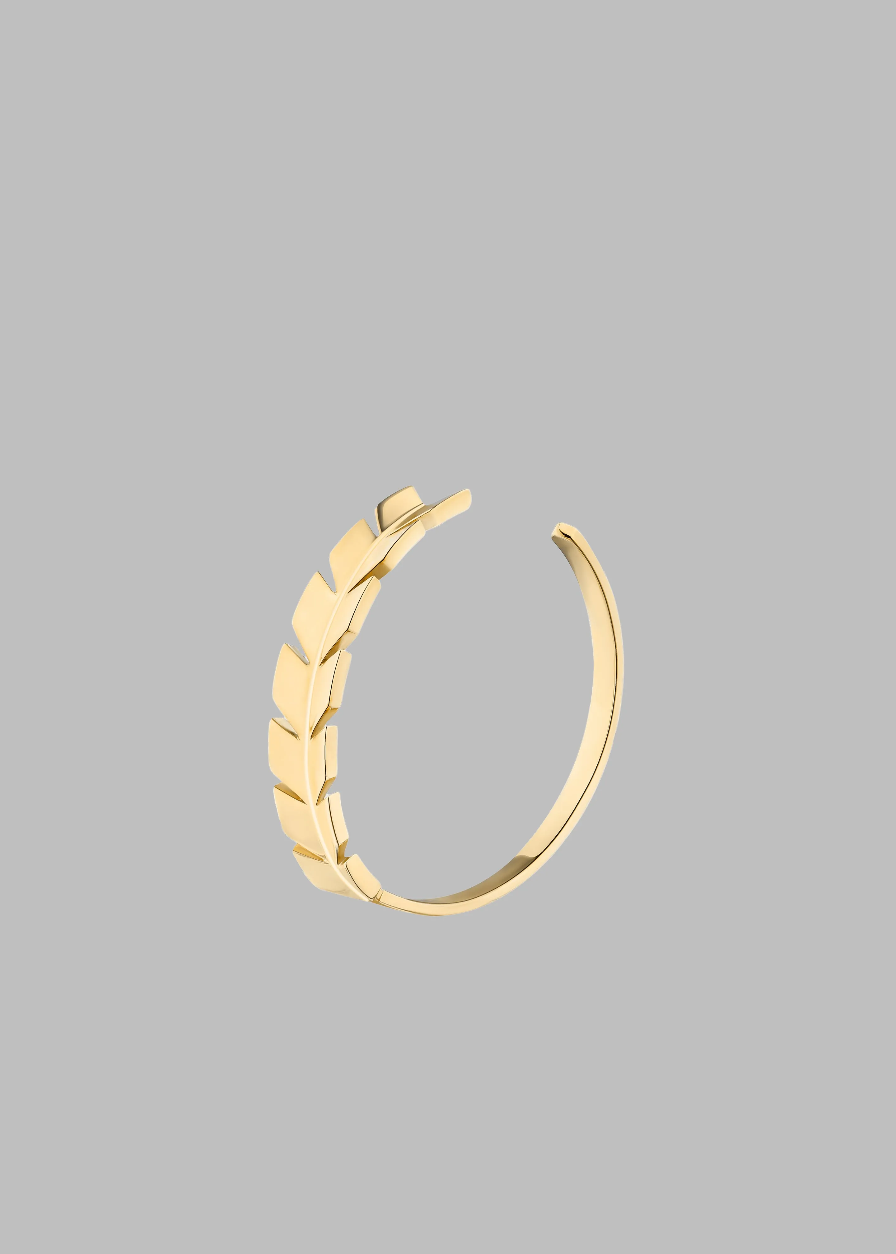 Bevza Spikelet Cuff Bracelet - Gold sold by Frankie Shop product image thumbnail 2