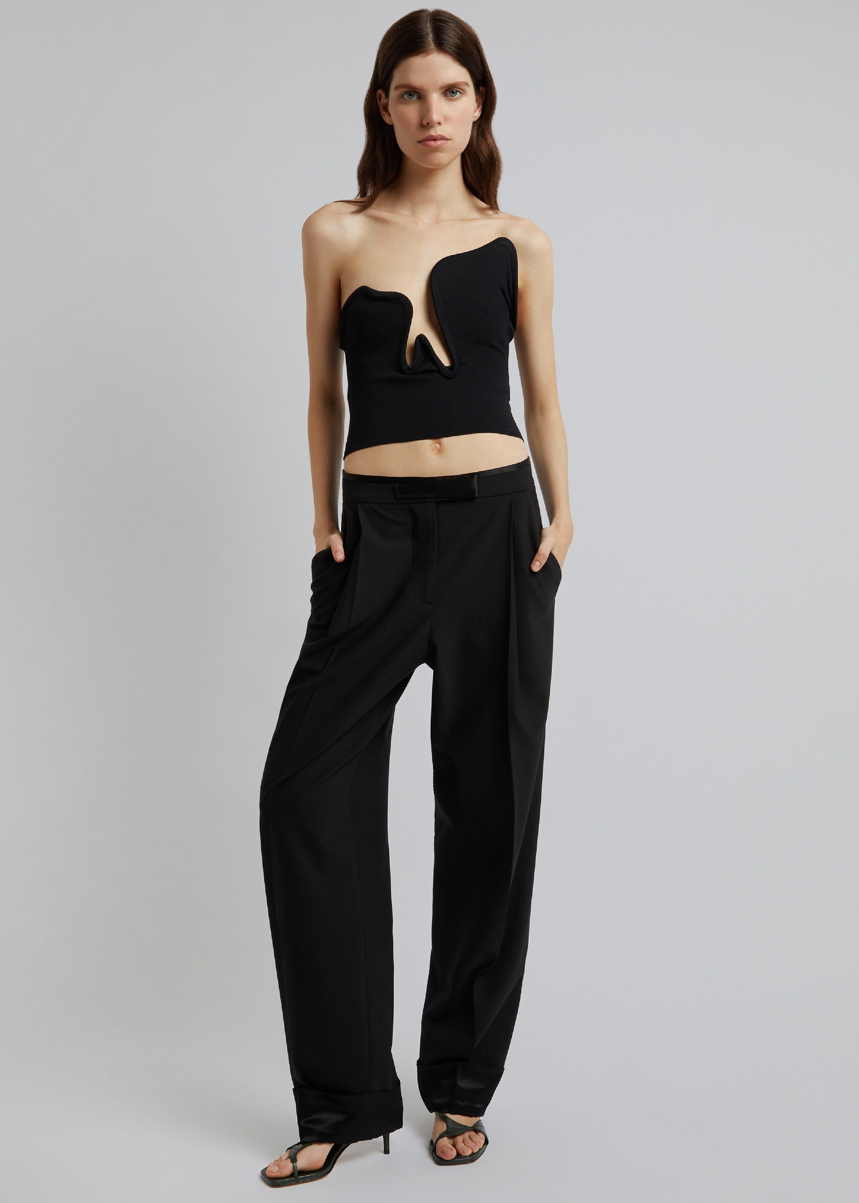 Christopher Esber Salacia Wire Strapless Top - Black sold by Frankie Shop product image thumbnail 2