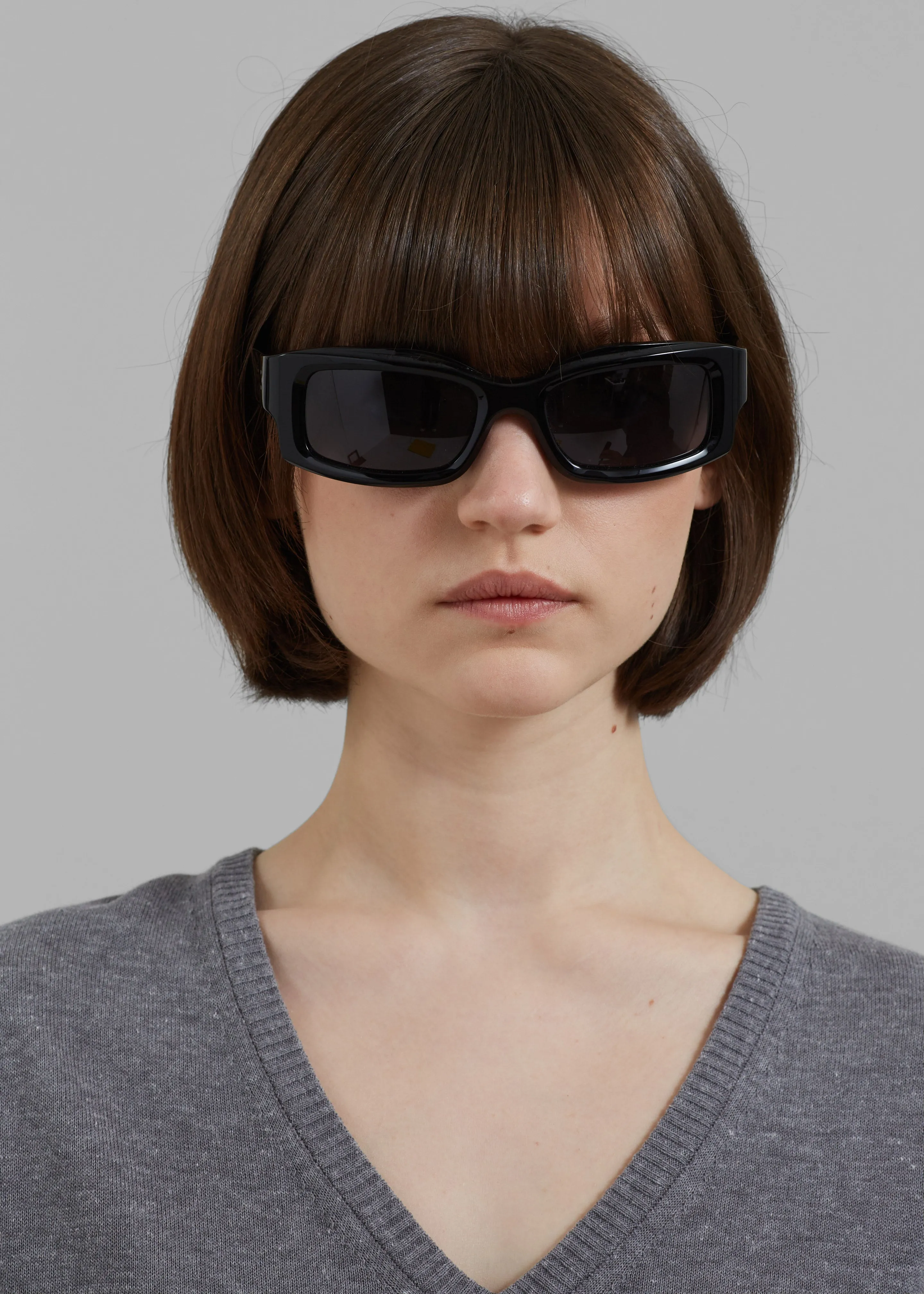 小物 PORT TANGER / Addis Port Tanger Addis Sunglasses - Black Acetate/Black Lens