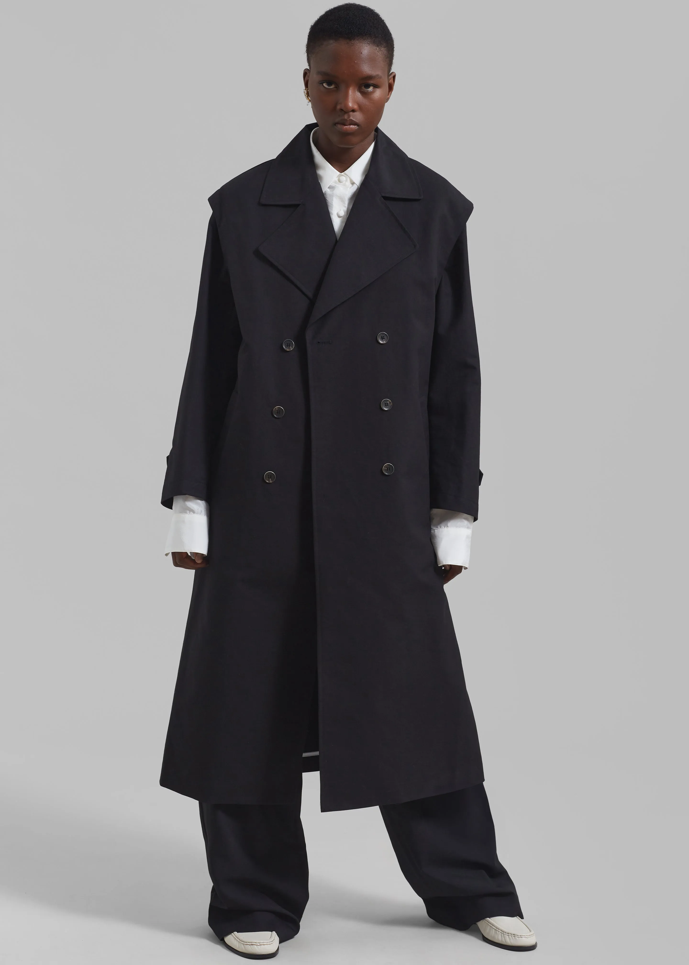 Saylor 2-Piece Trench Coat - Black sold by Frankie Shop product image thumbnail 5