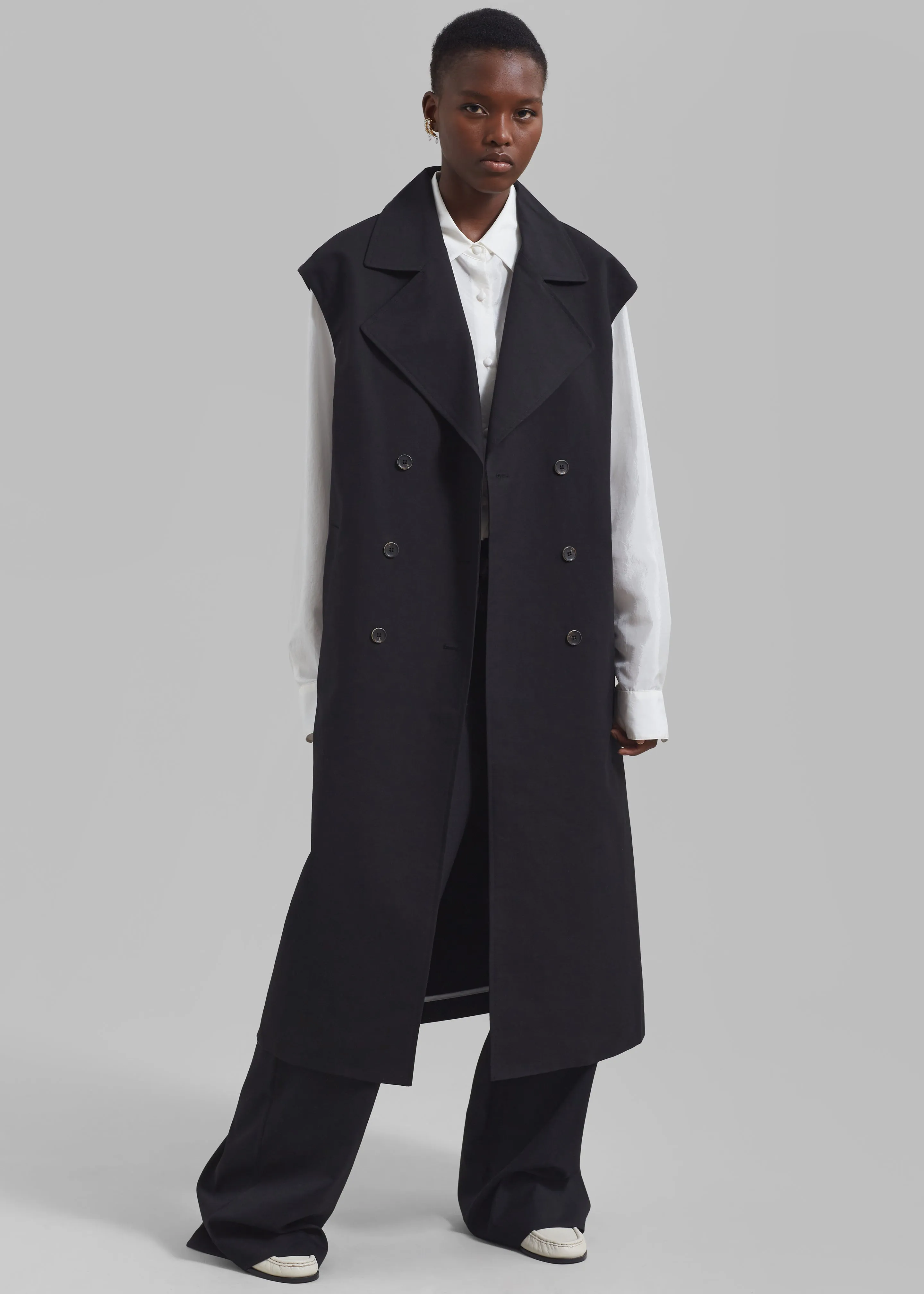 Saylor 2-Piece Trench Coat - Black sold by Frankie Shop product image thumbnail 3