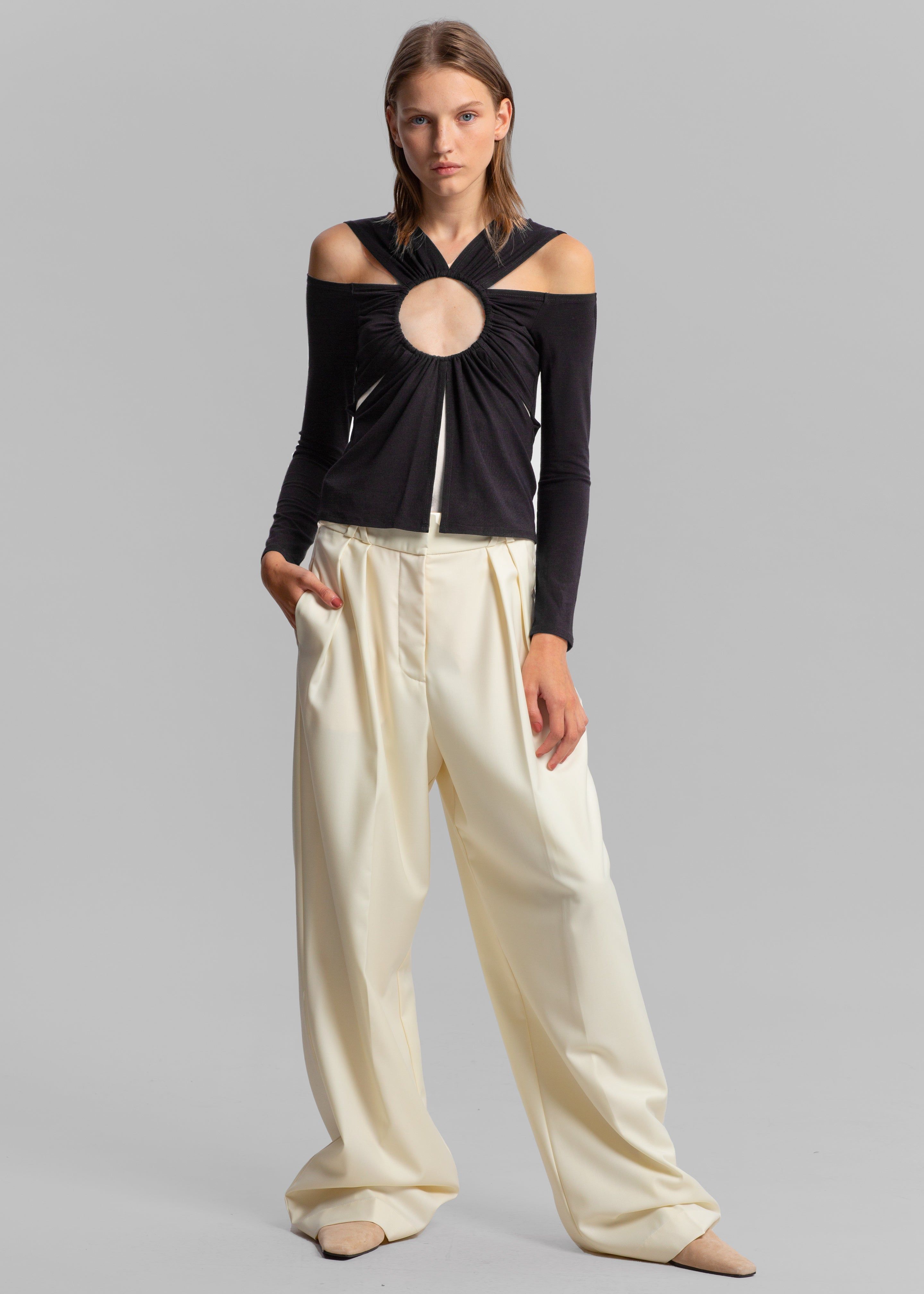 Sid Neigum Ring Cutout Top - Black sold by Frankie Shop product image thumbnail 2