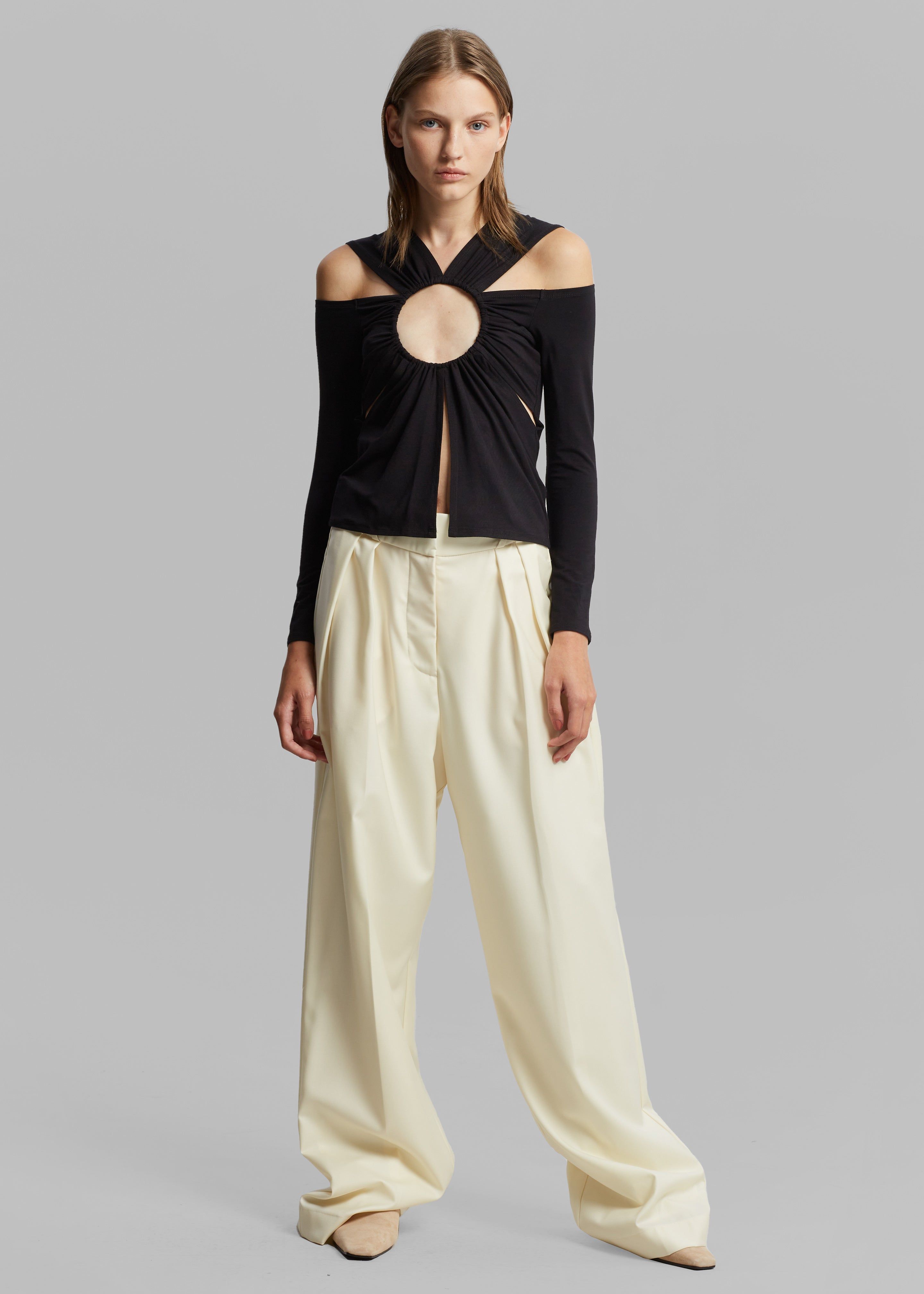 Sid Neigum Ring Cutout Top - Black sold by Frankie Shop product image thumbnail 6