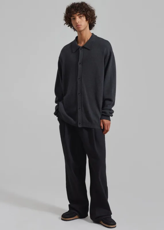 Myles Cardigan - Charcoal made by Frankie Shop