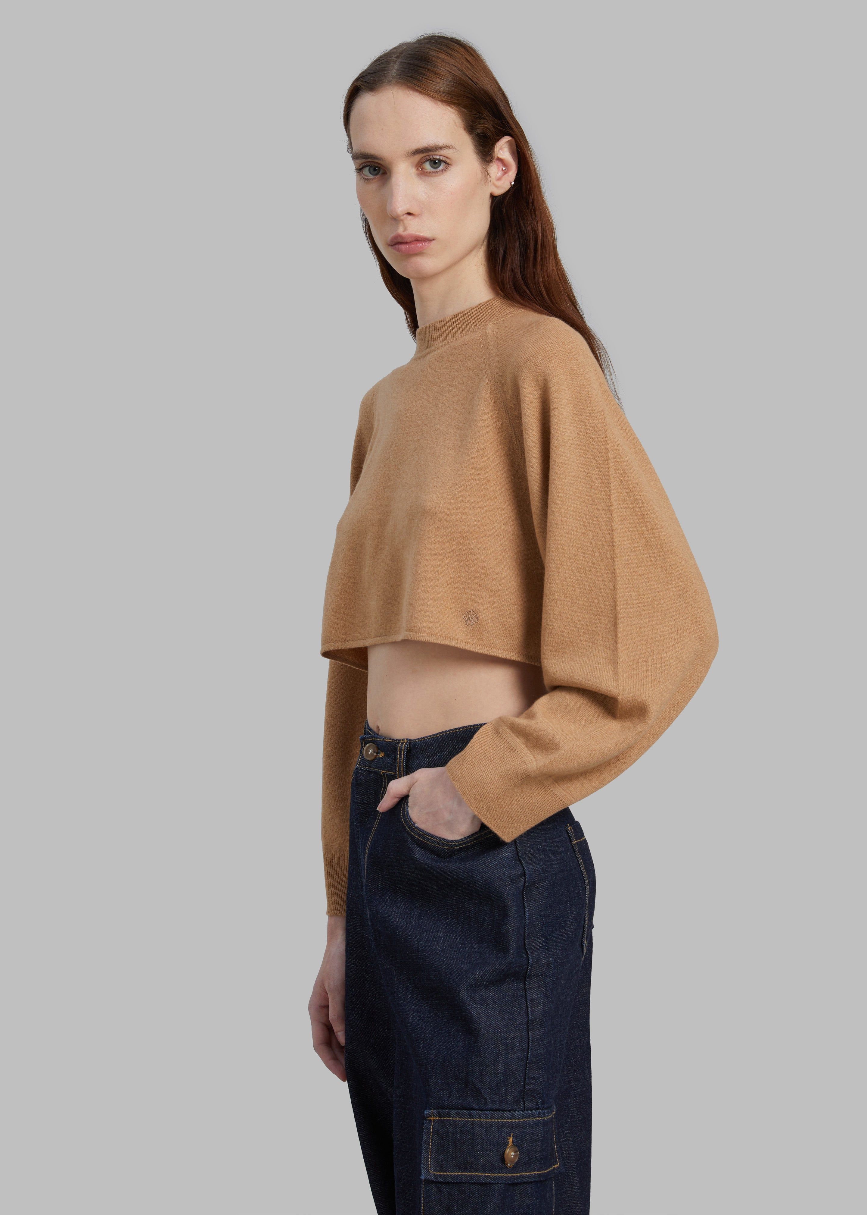 Loulou Studio Bocas Cashmere Sweater - Camel sold by Frankie Shop product image thumbnail 2