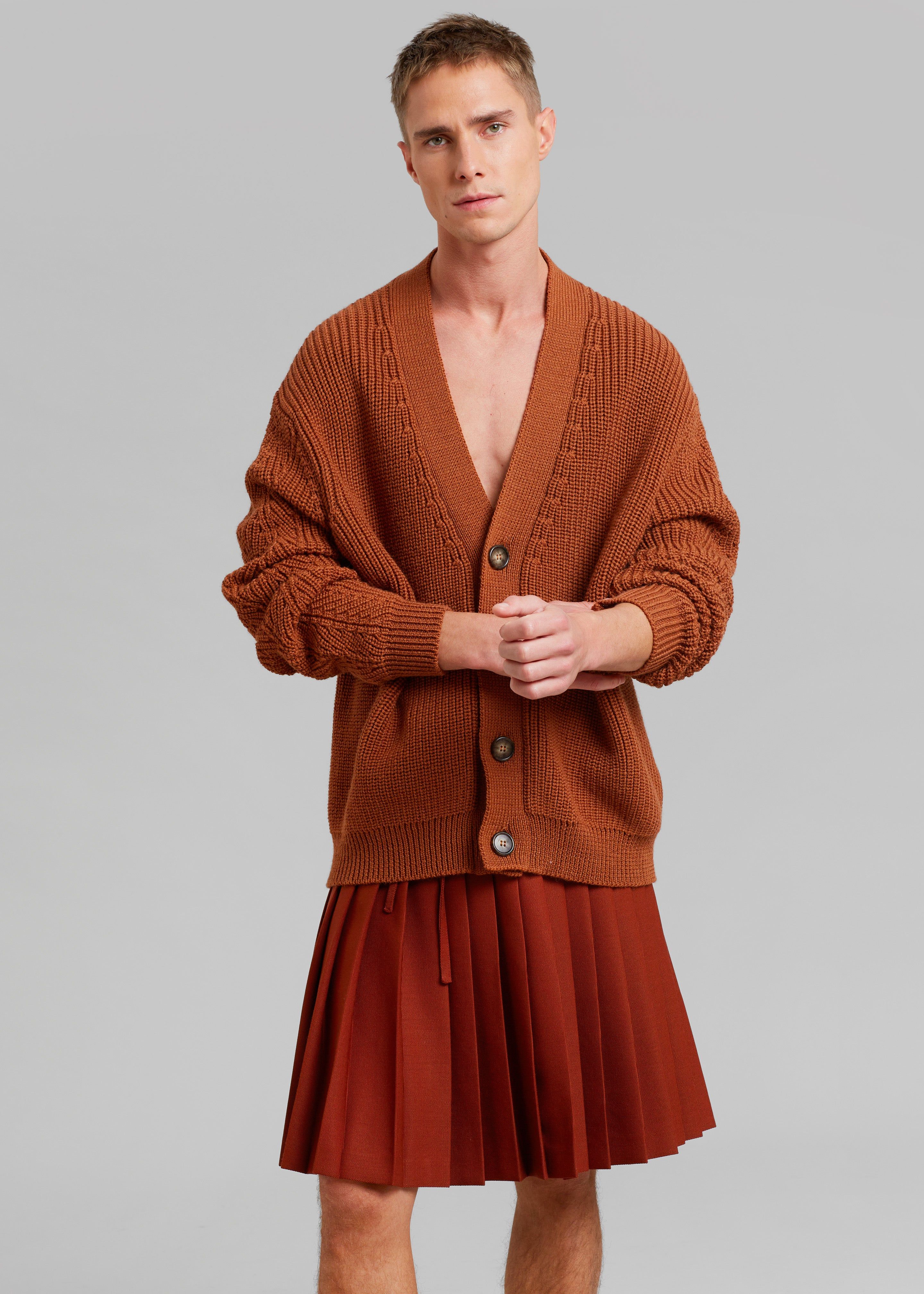 Róhe Unisex Leo Cardigan - Rust sold by Frankie Shop product image thumbnail 4