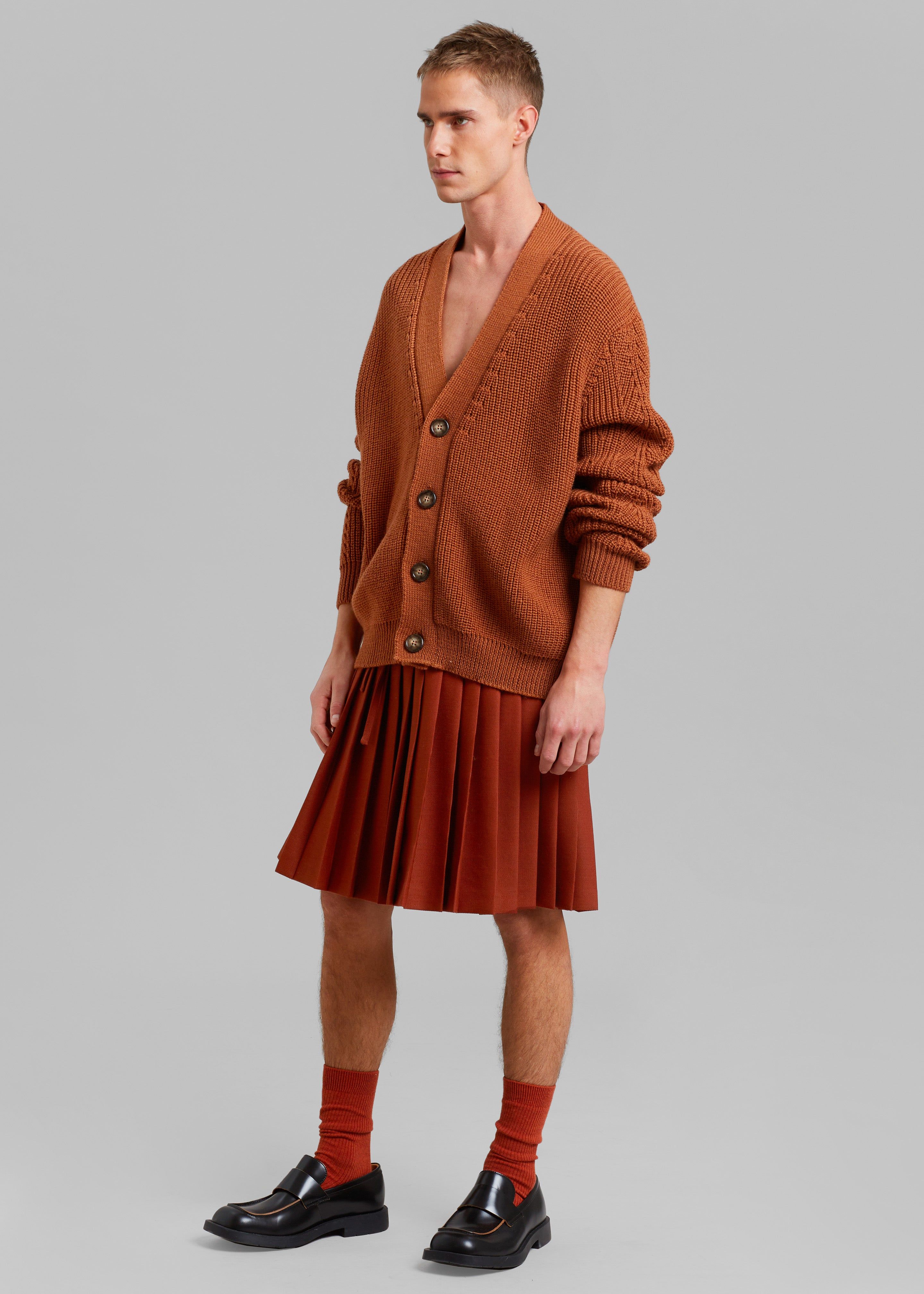 Róhe Unisex Leo Cardigan - Rust sold by Frankie Shop product image thumbnail 3