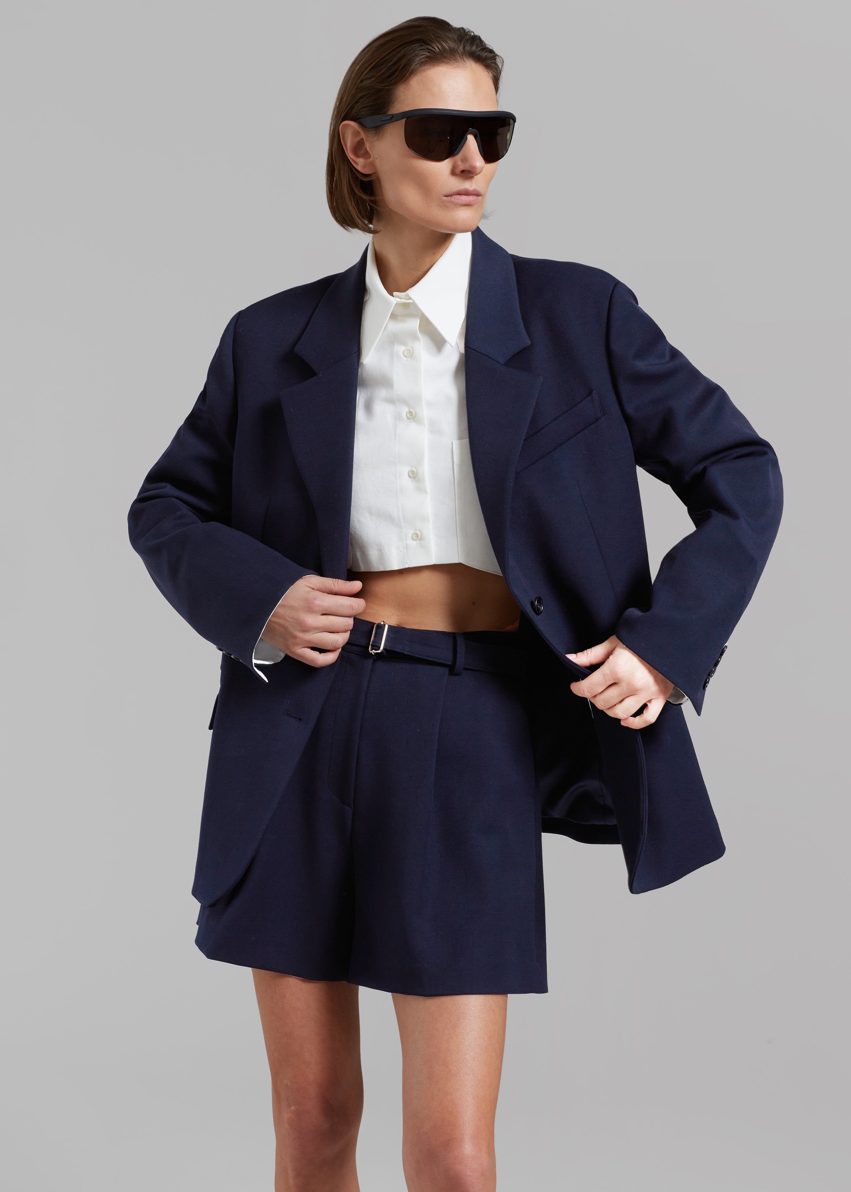 Avalon Blazer - Navy sold by Frankie Shop product image thumbnail 3