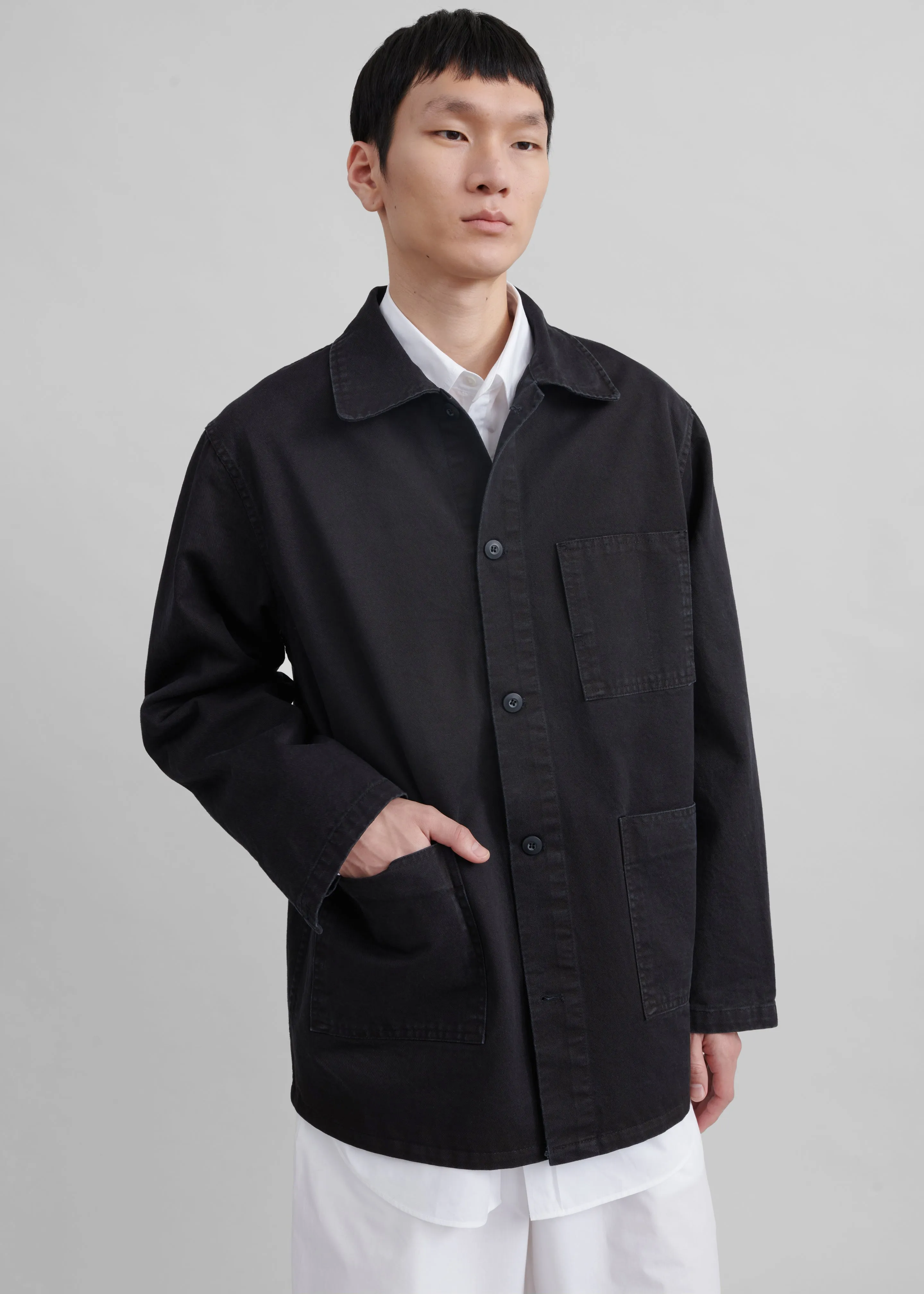 Julien Utility Jacket - Black sold by Frankie Shop