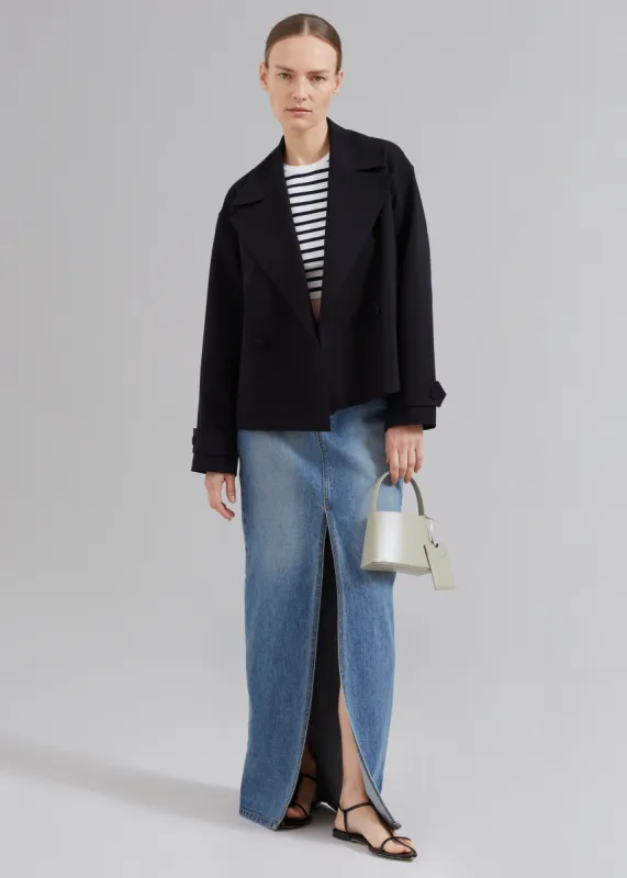 Neilin Boxy Jacket - Black made by Frankie Shop