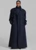 Nikola Padded Trench Coat - Navy sold by Frankie Shop