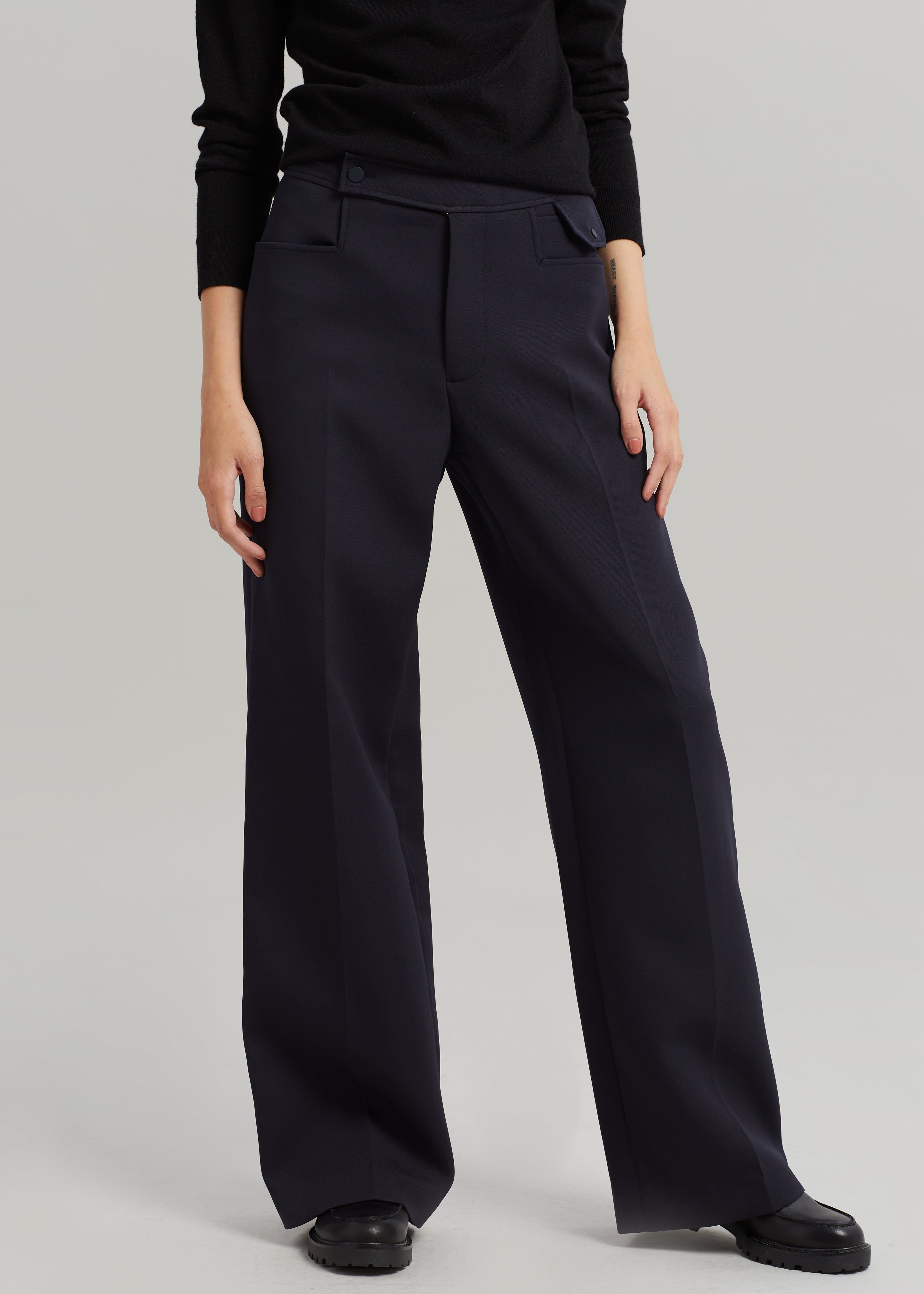 Low Classic Pocket Point Pants - Navy sold by Frankie Shop product image thumbnail 4