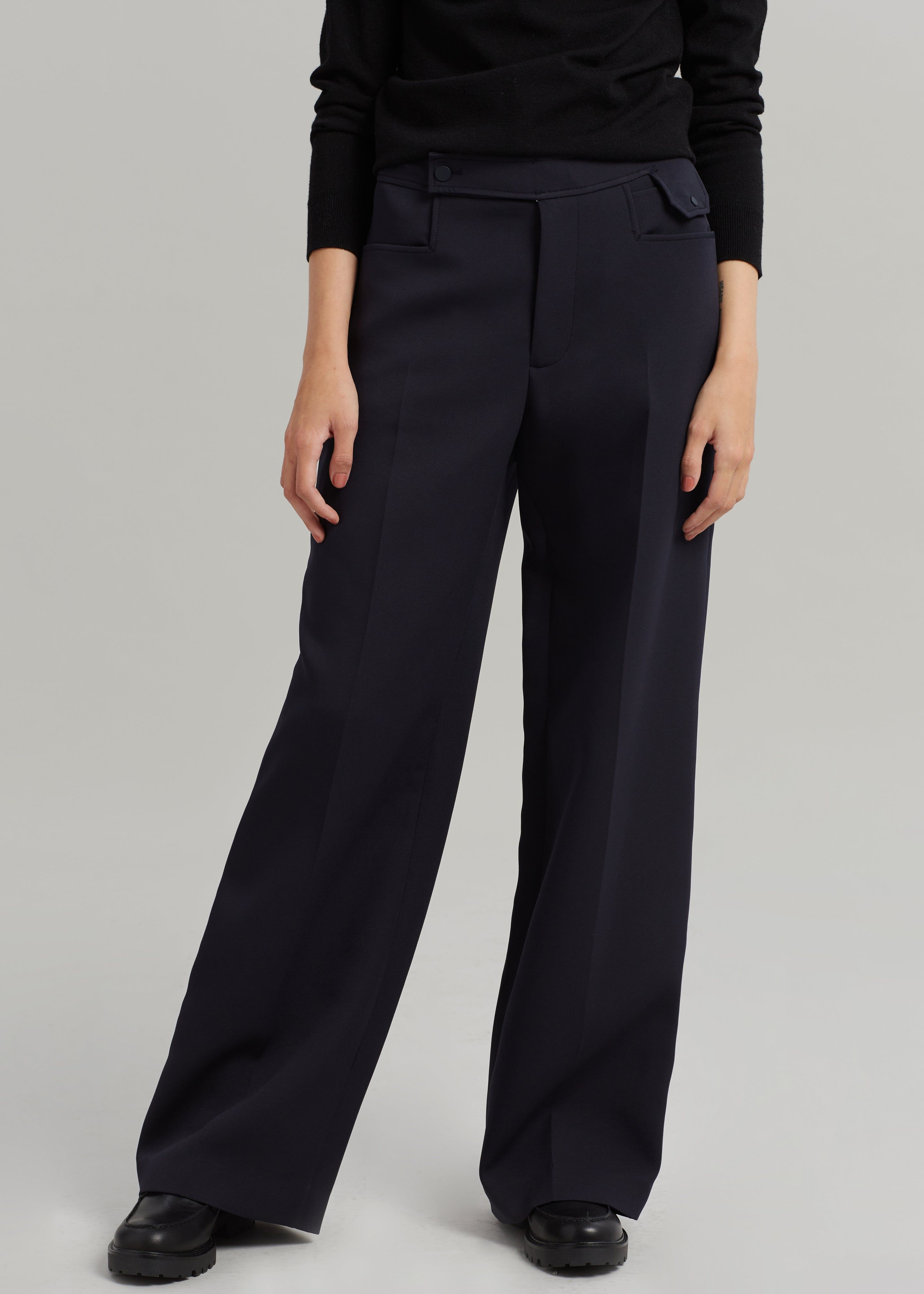 Low Classic Pocket Point Pants - Navy sold by Frankie Shop product image thumbnail 2
