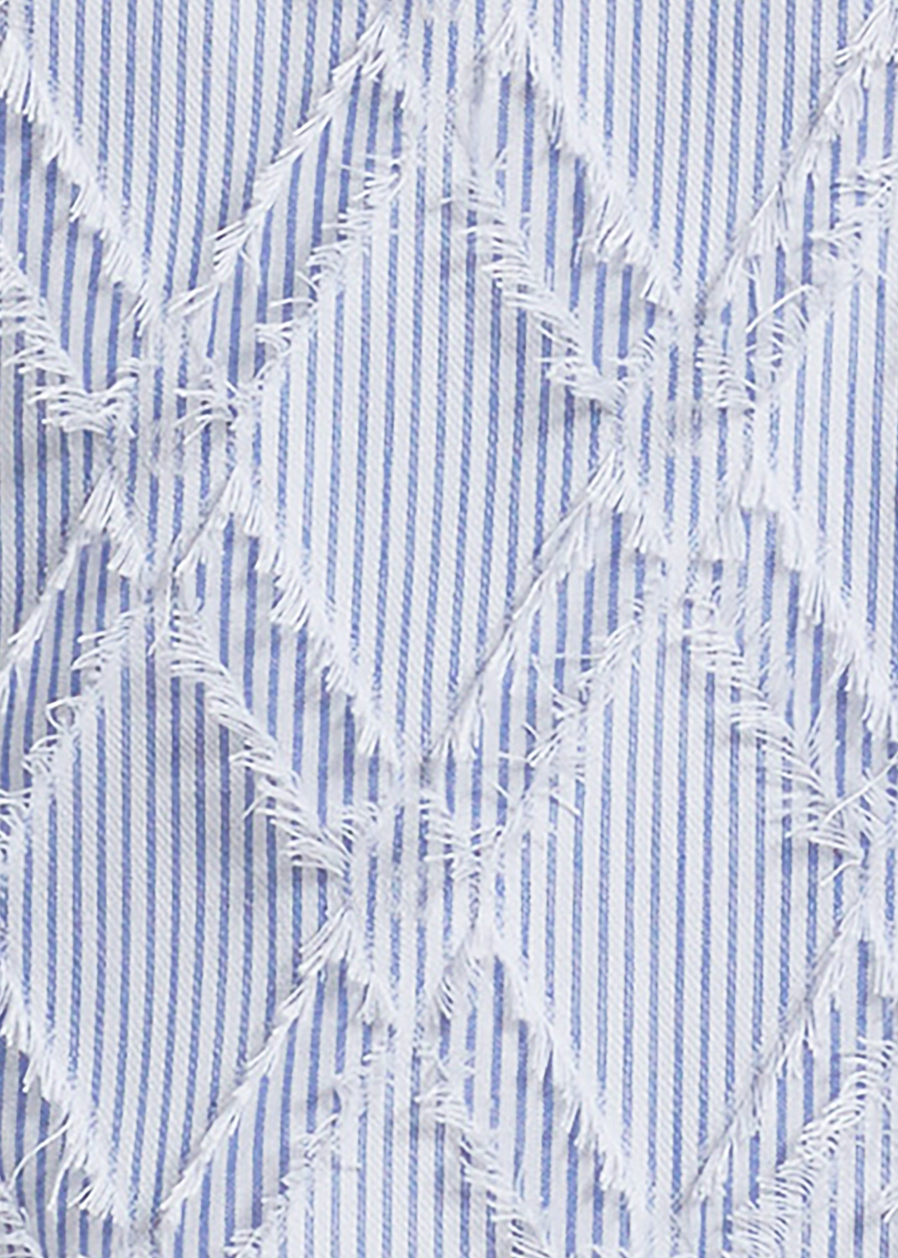 Este Fringe Button Up Shirt - Blue Stripe sold by Frankie Shop product image thumbnail 8