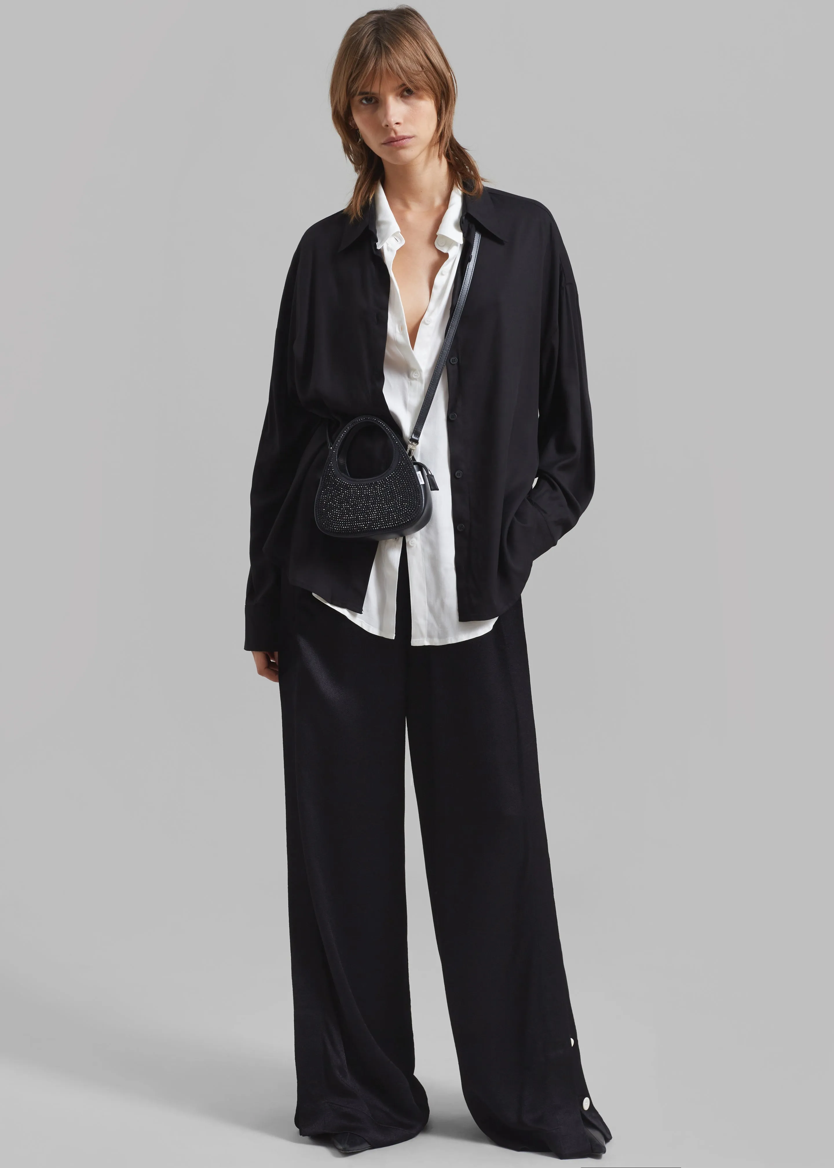Proenza Schouler White Label Hazel Pants - Black sold by Frankie Shop product image thumbnail 4