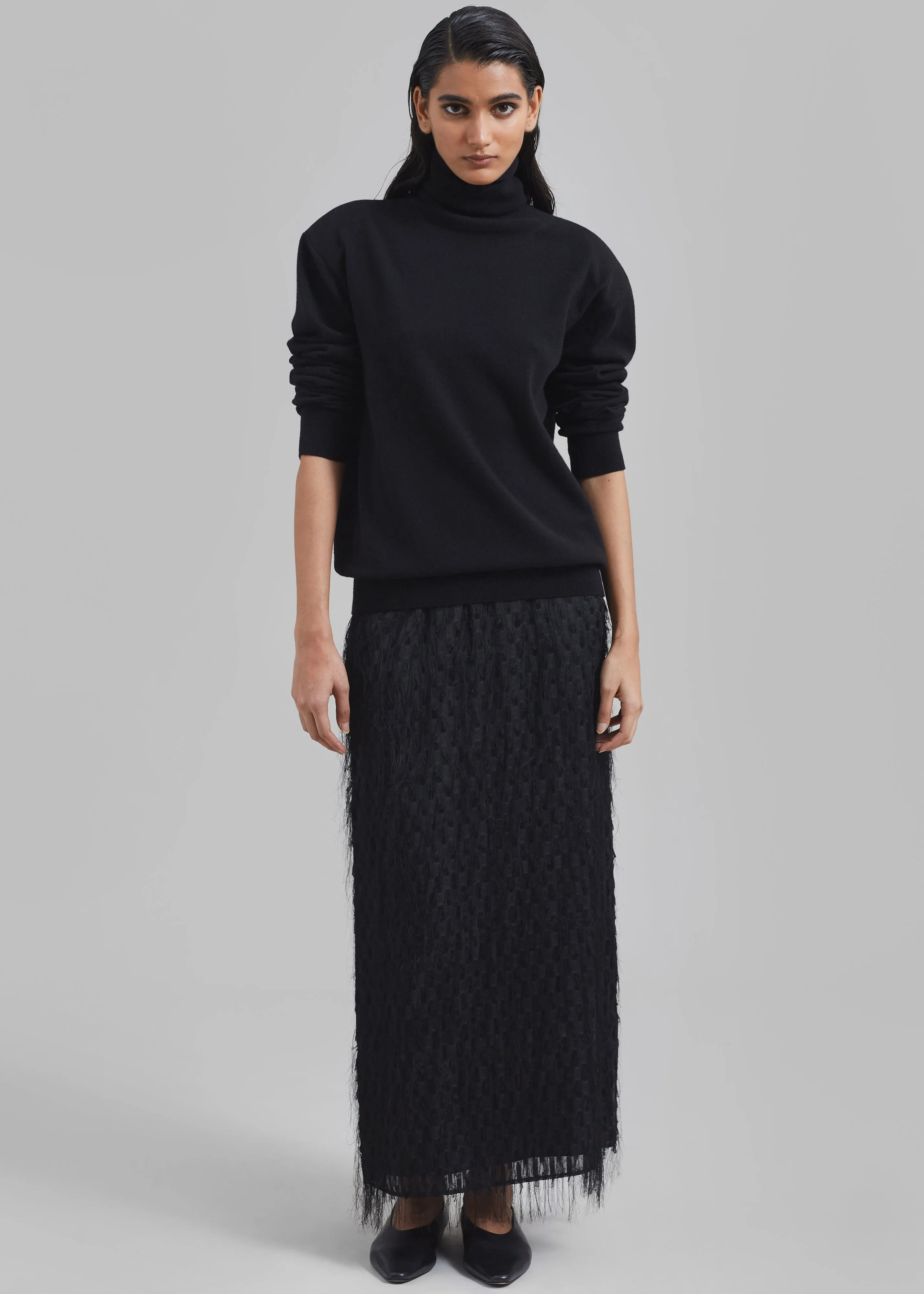 By Malene Birger Palome Skirt - Black sold by Frankie Shop