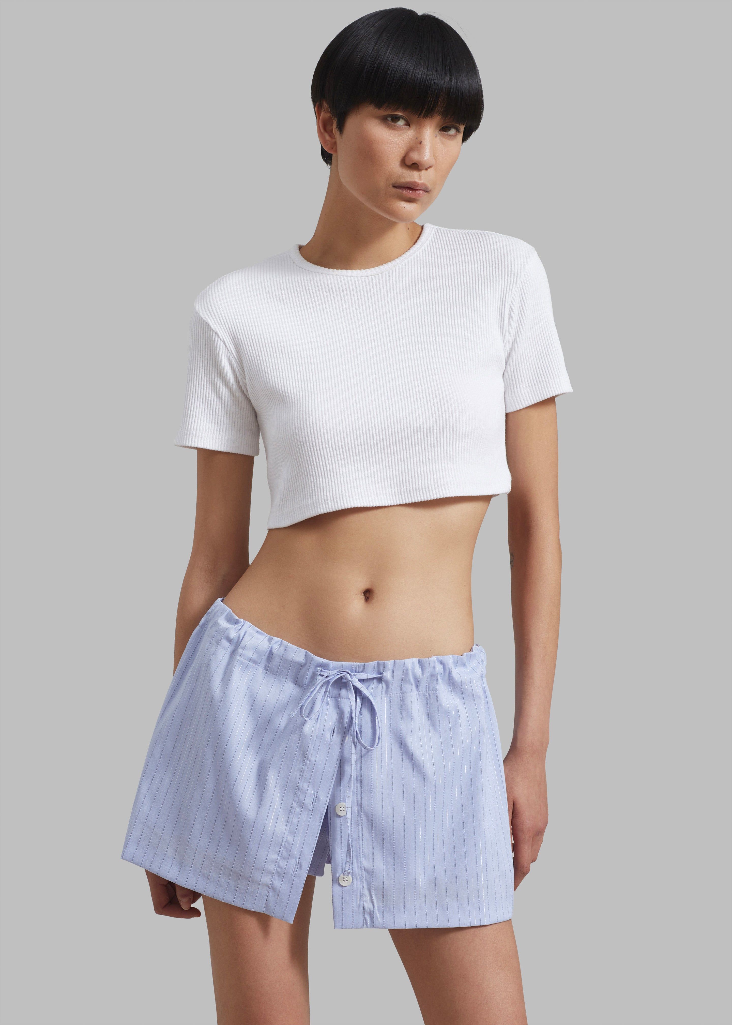 Kinsley Skort - Light Blue Stripe sold by Frankie Shop product image thumbnail 4