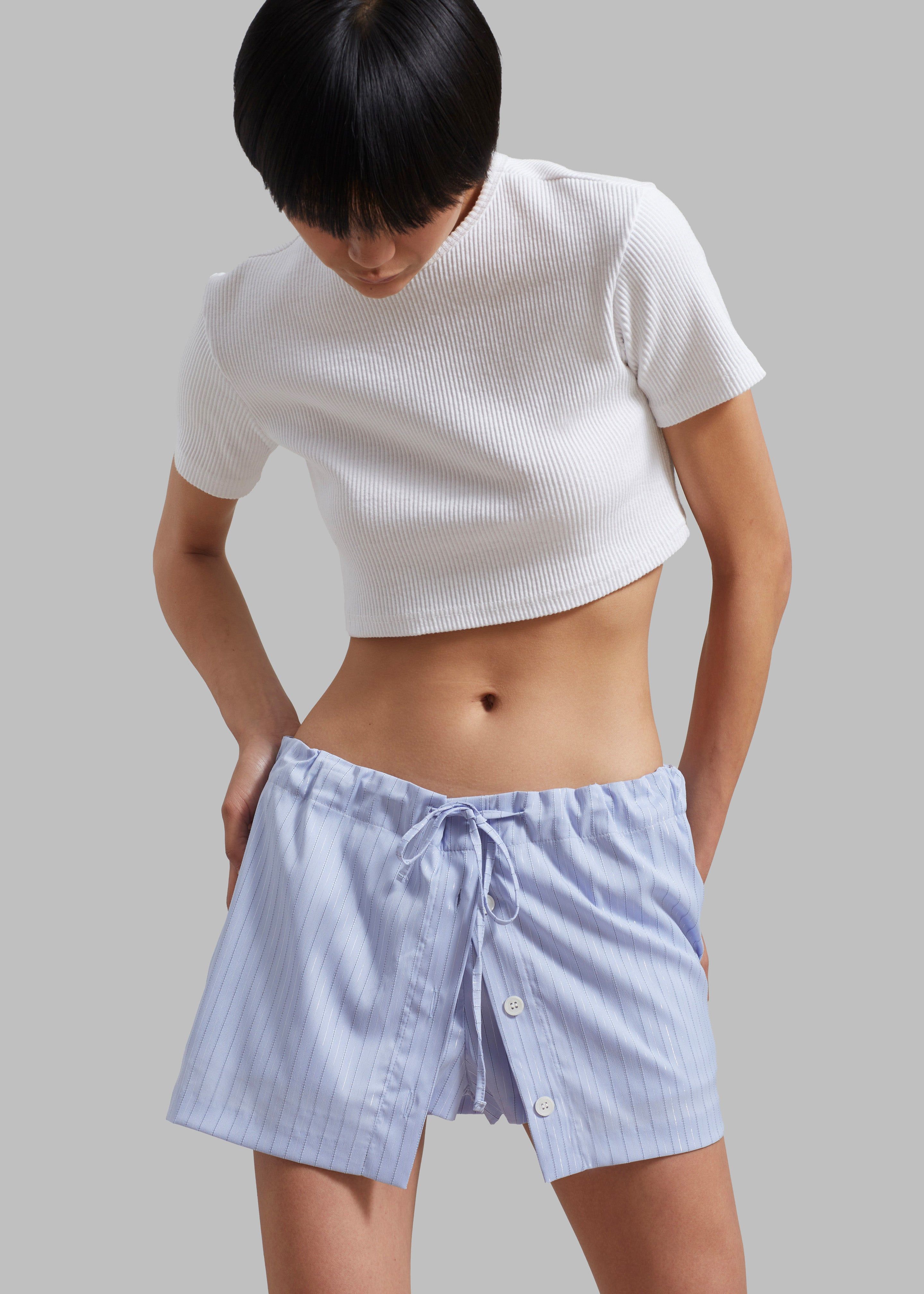 Kinsley Skort - Light Blue Stripe sold by Frankie Shop product image thumbnail 2