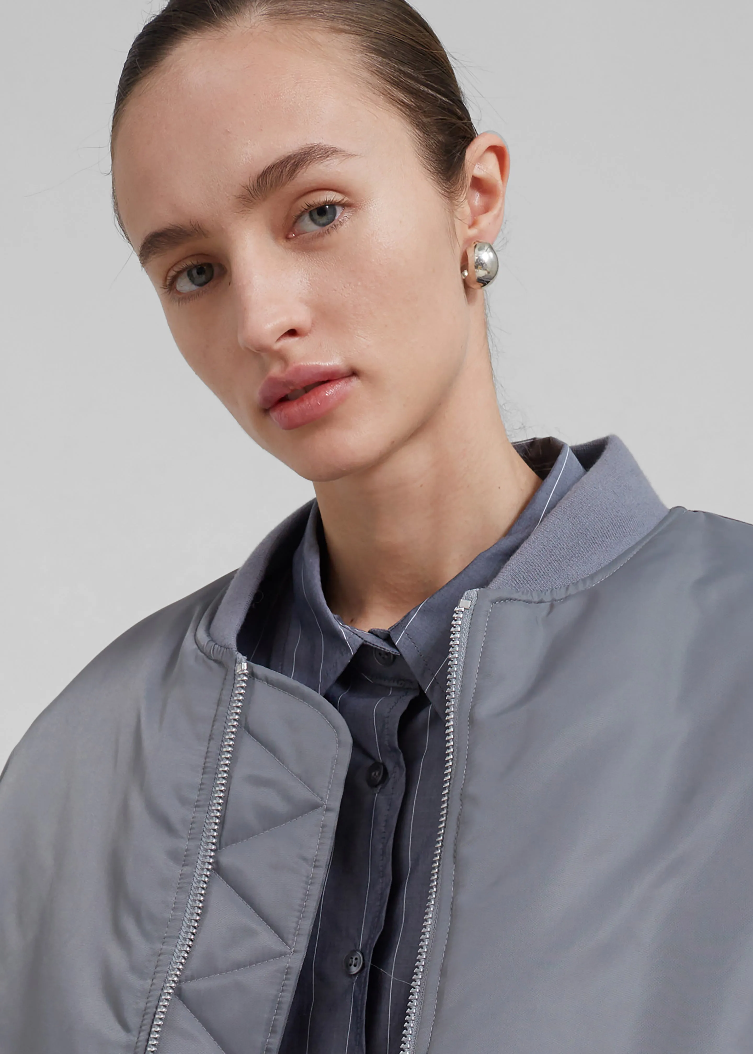 Erina Padded Bomber - Grey sold by Frankie Shop product image thumbnail 3