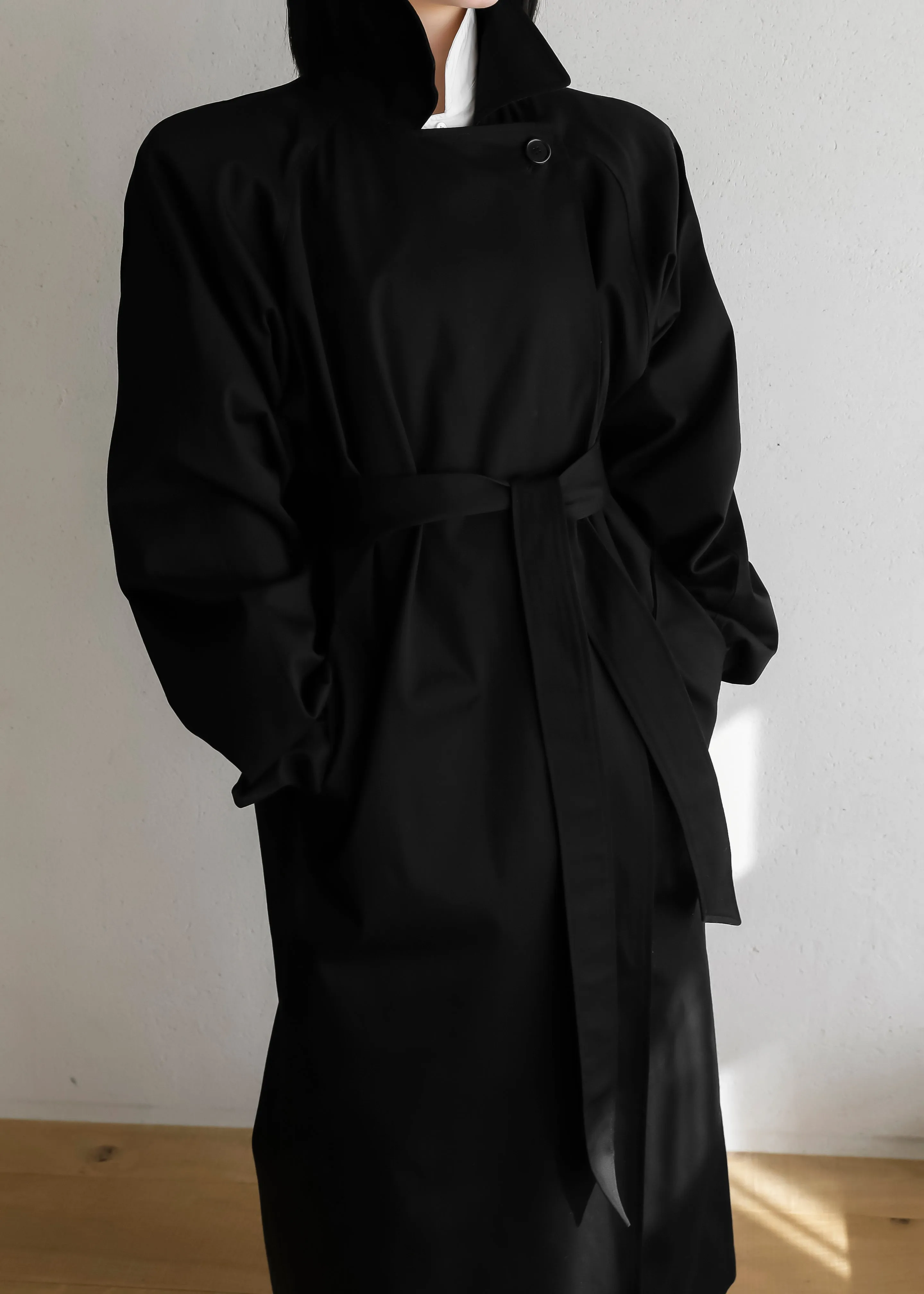 Marisol Box Shoulder Trench - Black sold by Frankie Shop product image thumbnail 4