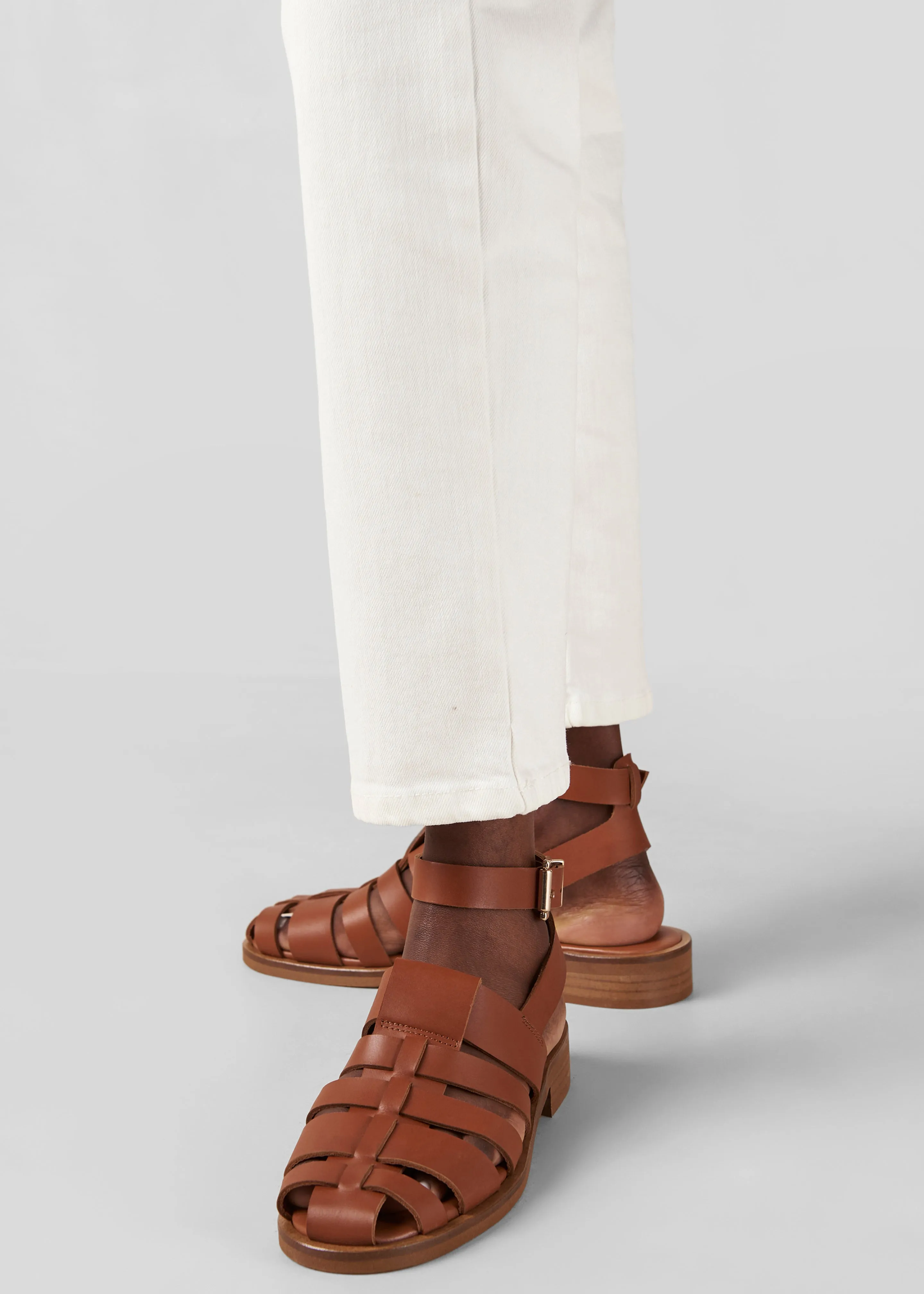 Alohas Perry Leather Sandals - Tan sold by Frankie Shop product image thumbnail 4