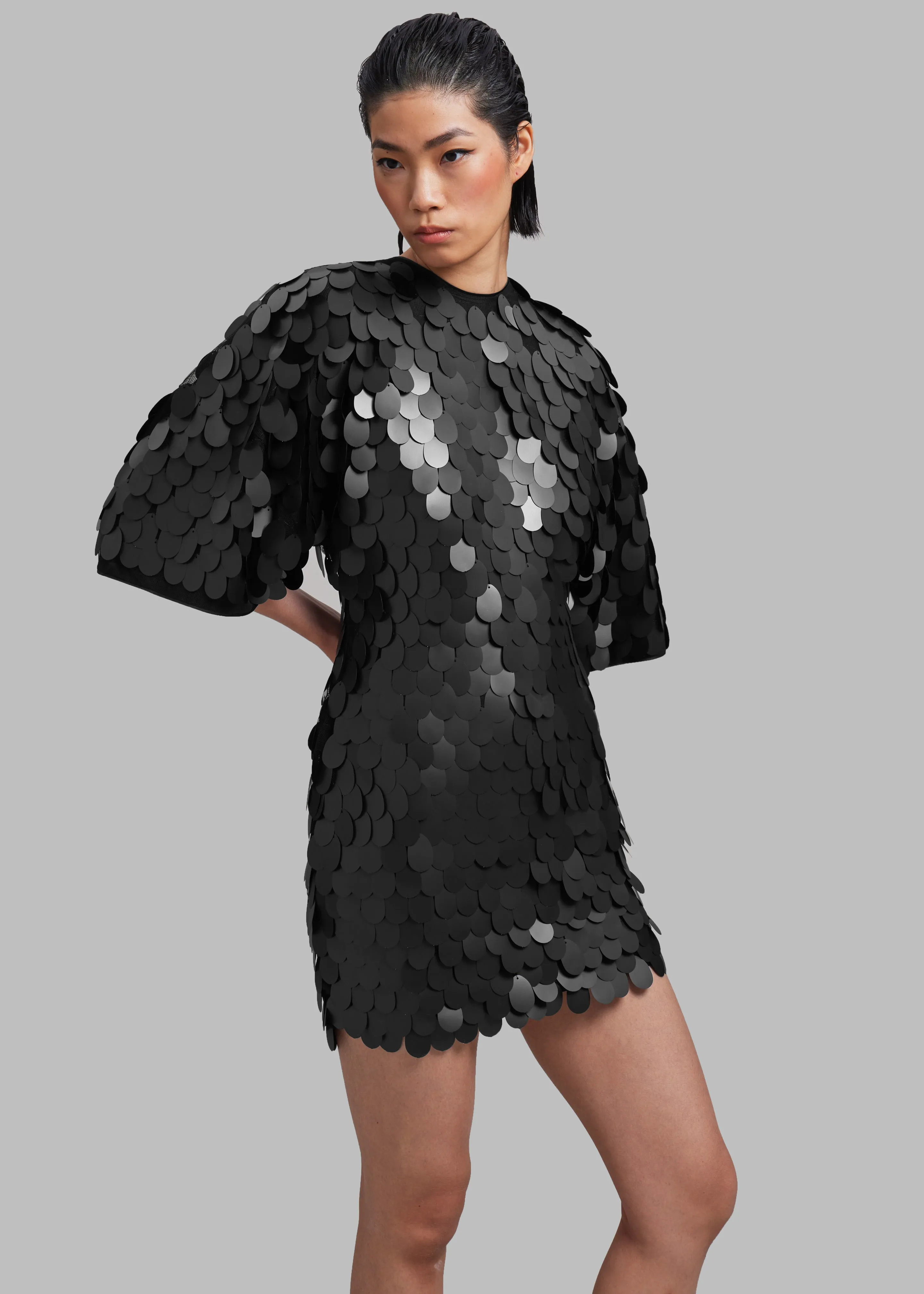 ROTATE Sequins Mini Dress - Black sold by Frankie Shop product image thumbnail 2