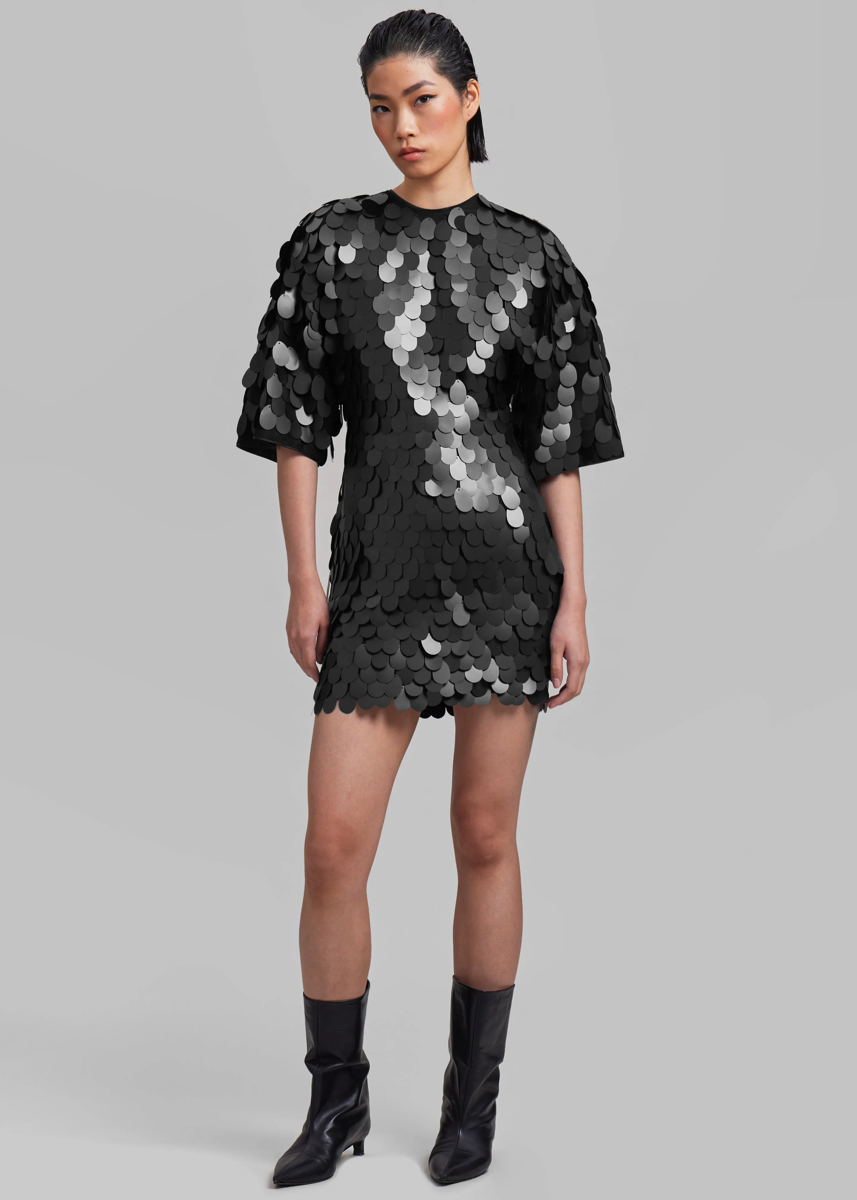 ROTATE Sequins Mini Dress - Black sold by Frankie Shop product image thumbnail 4